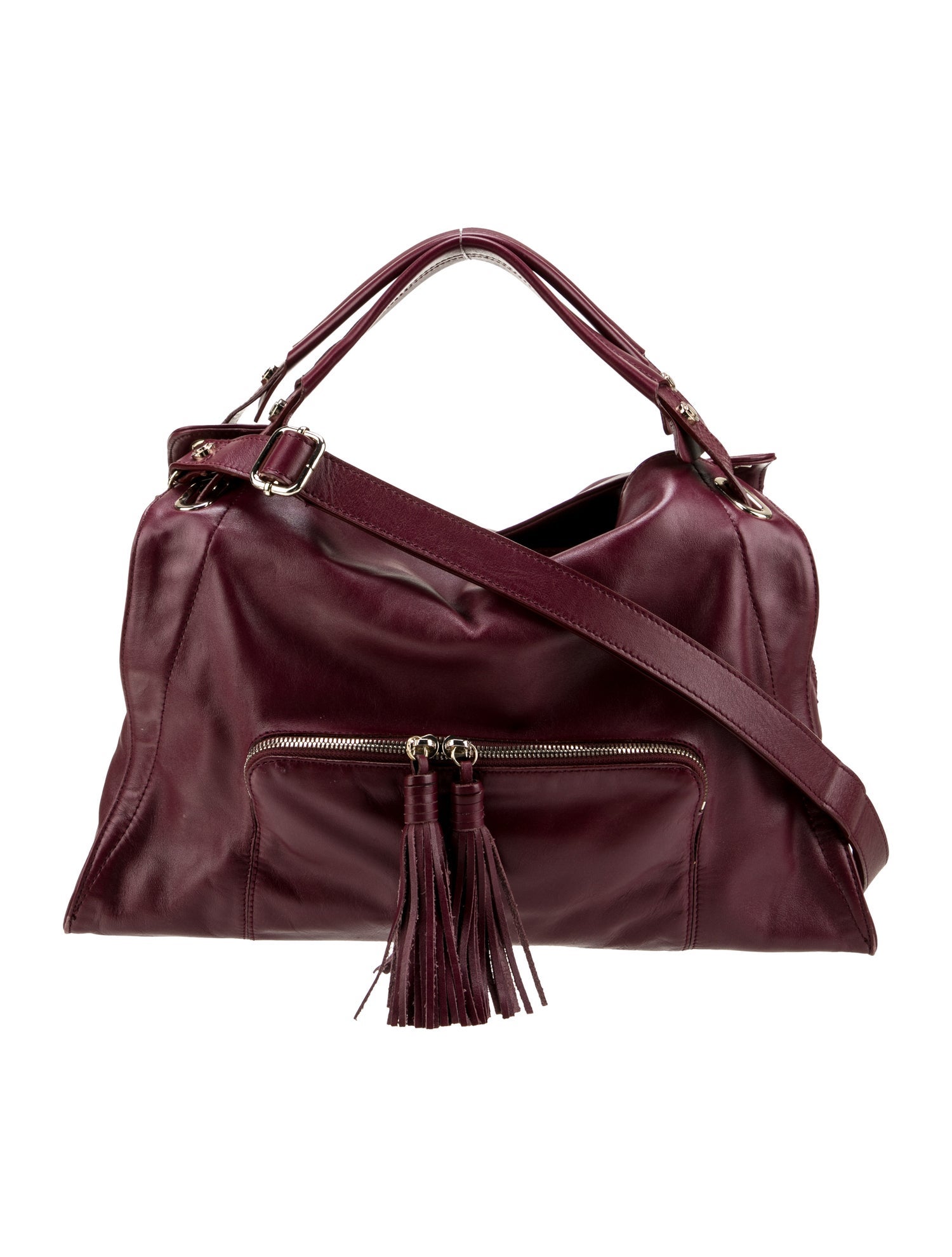 Sandro Leather Shoulder Bag