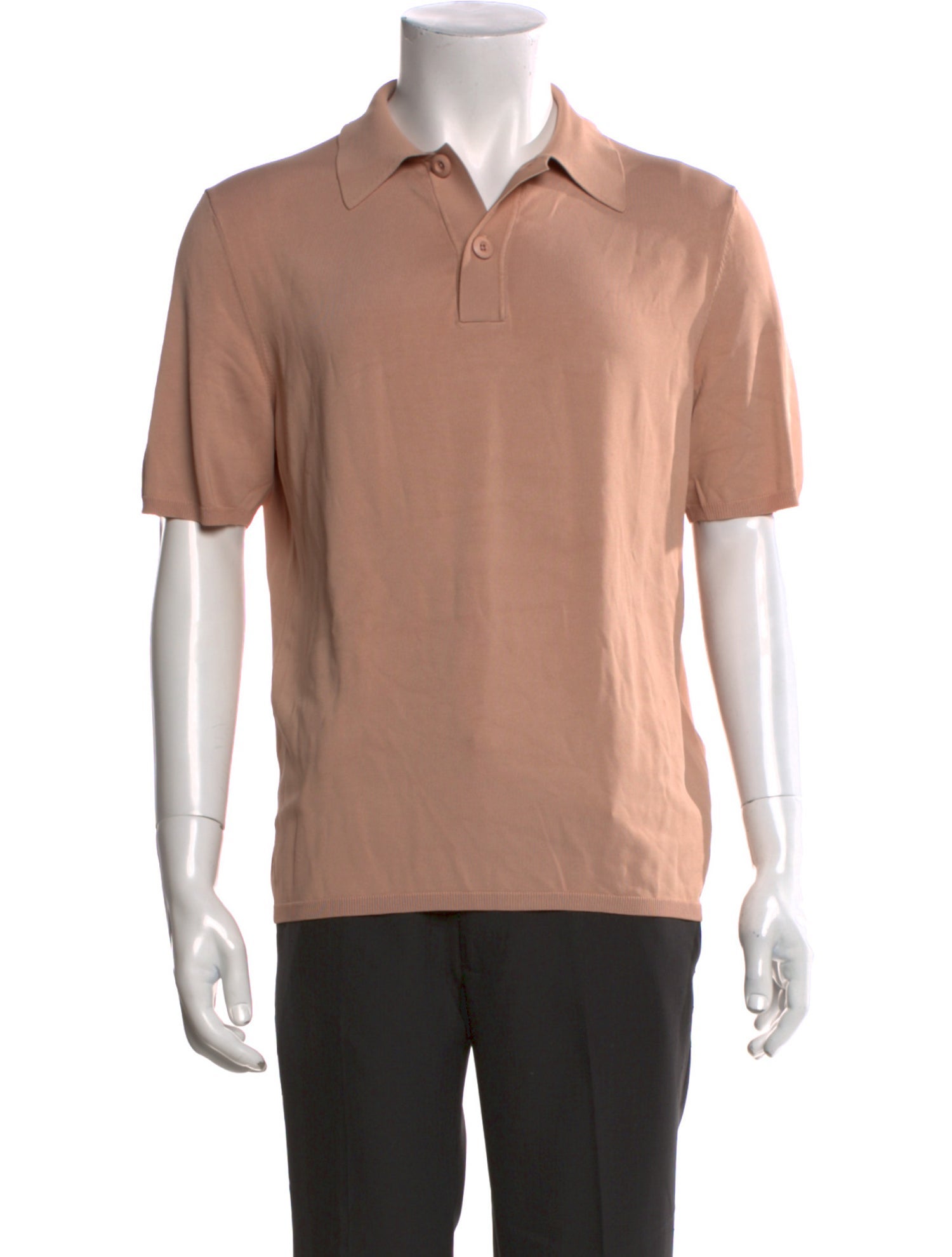 Sandro Collar Short Sleeve Polo Shirt