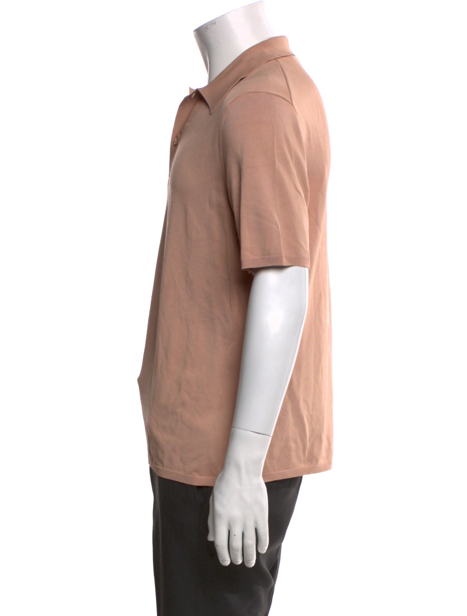 Sandro Collar Short Sleeve Polo Shirt