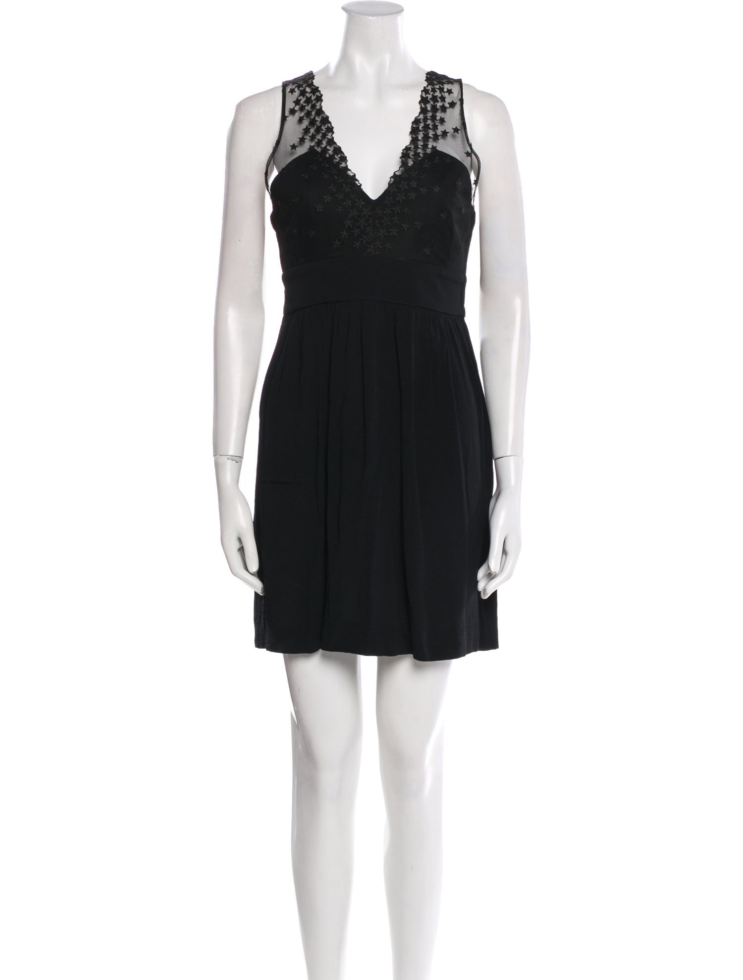 Sandro V-Neck Mini Dress w/ Tags
