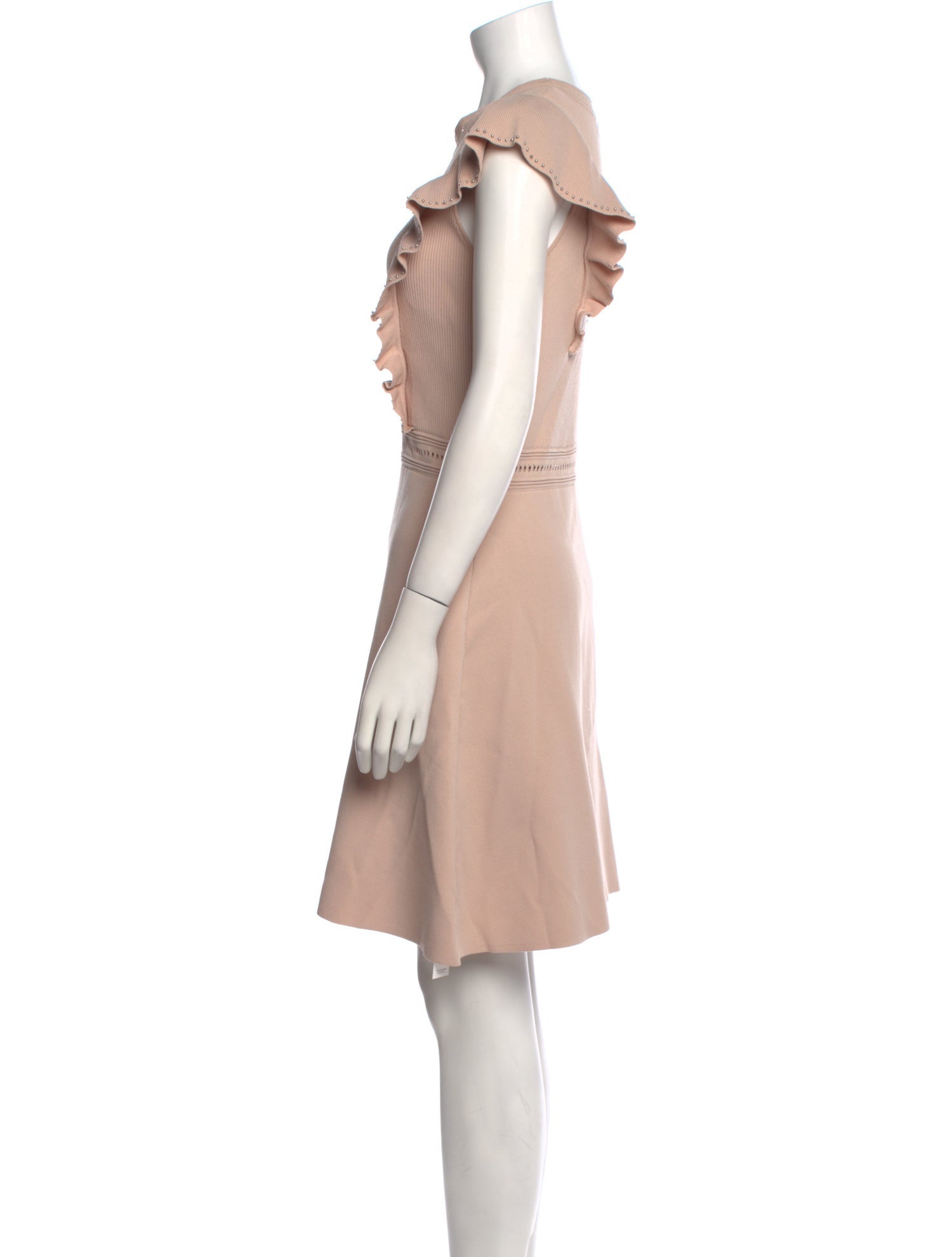 Sandro Crew Neck Mini Dress