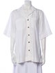 Sandro Three-Quarter Sleeve Button-Up Top