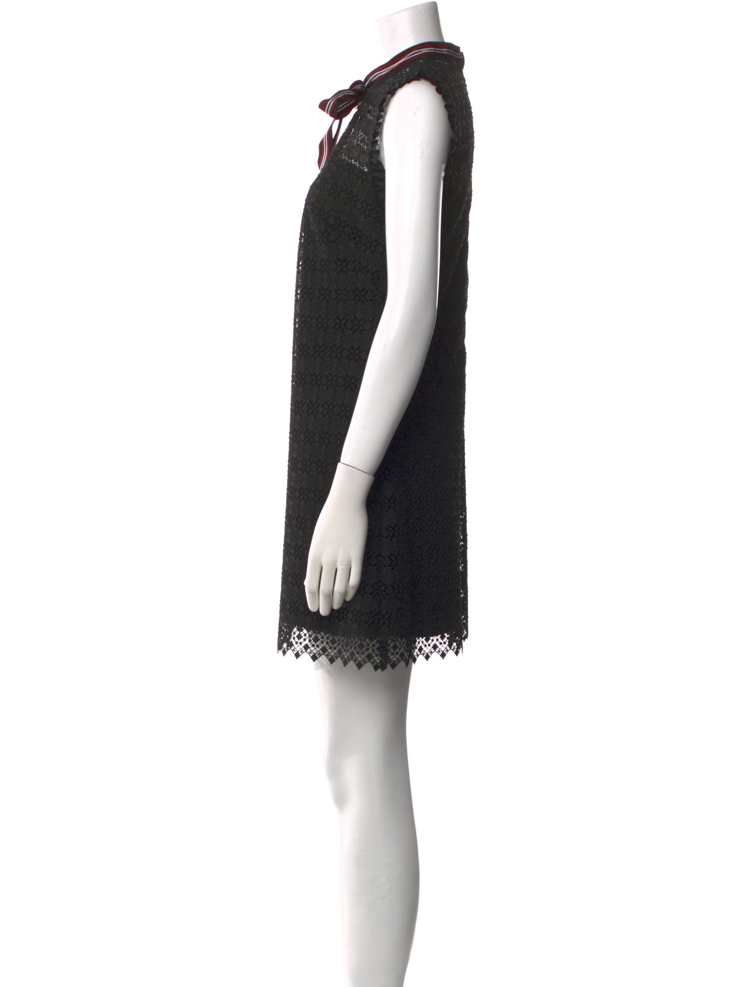 Sandro Mock Neck Mini Dress