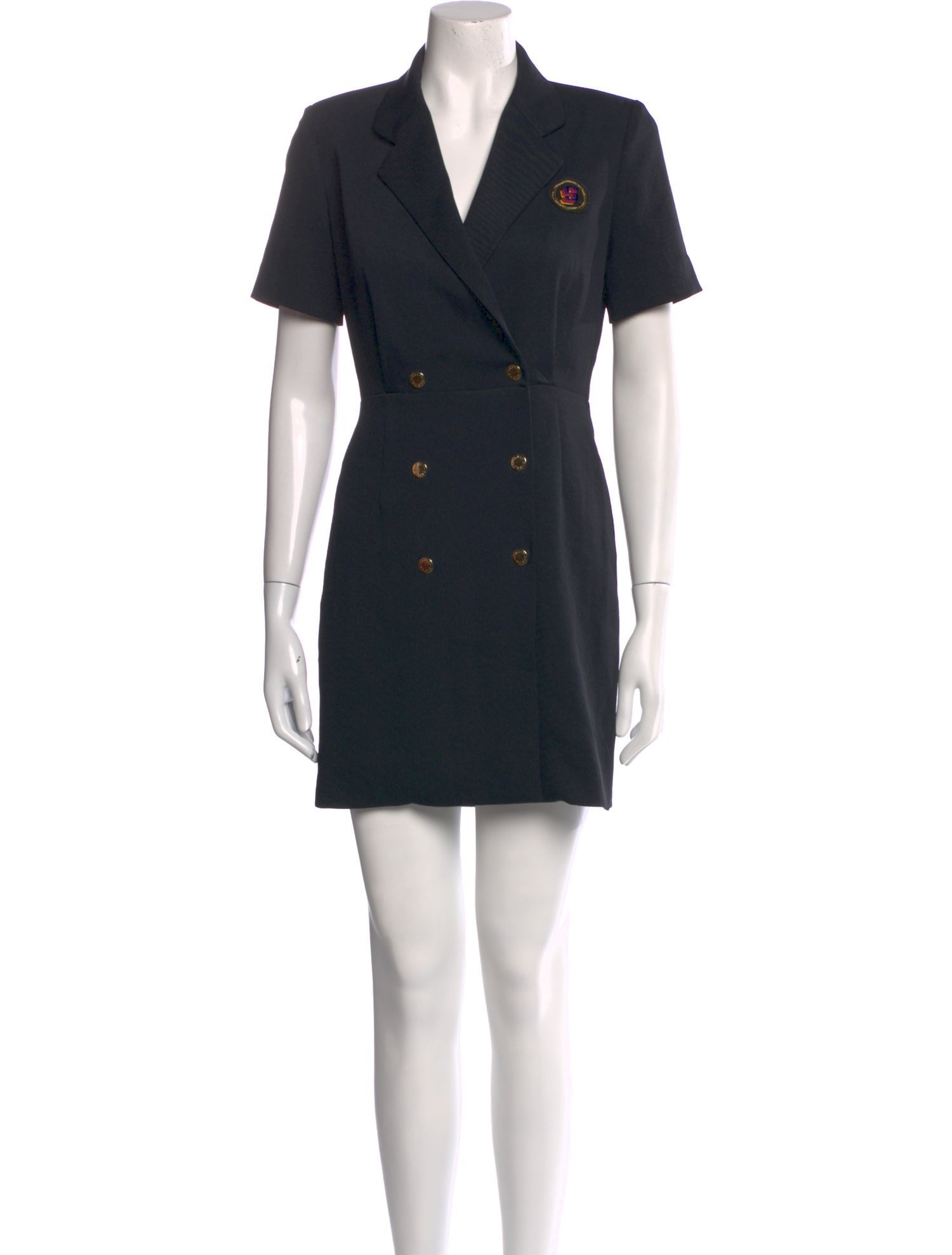 Sandro V-Neck Mini Dress