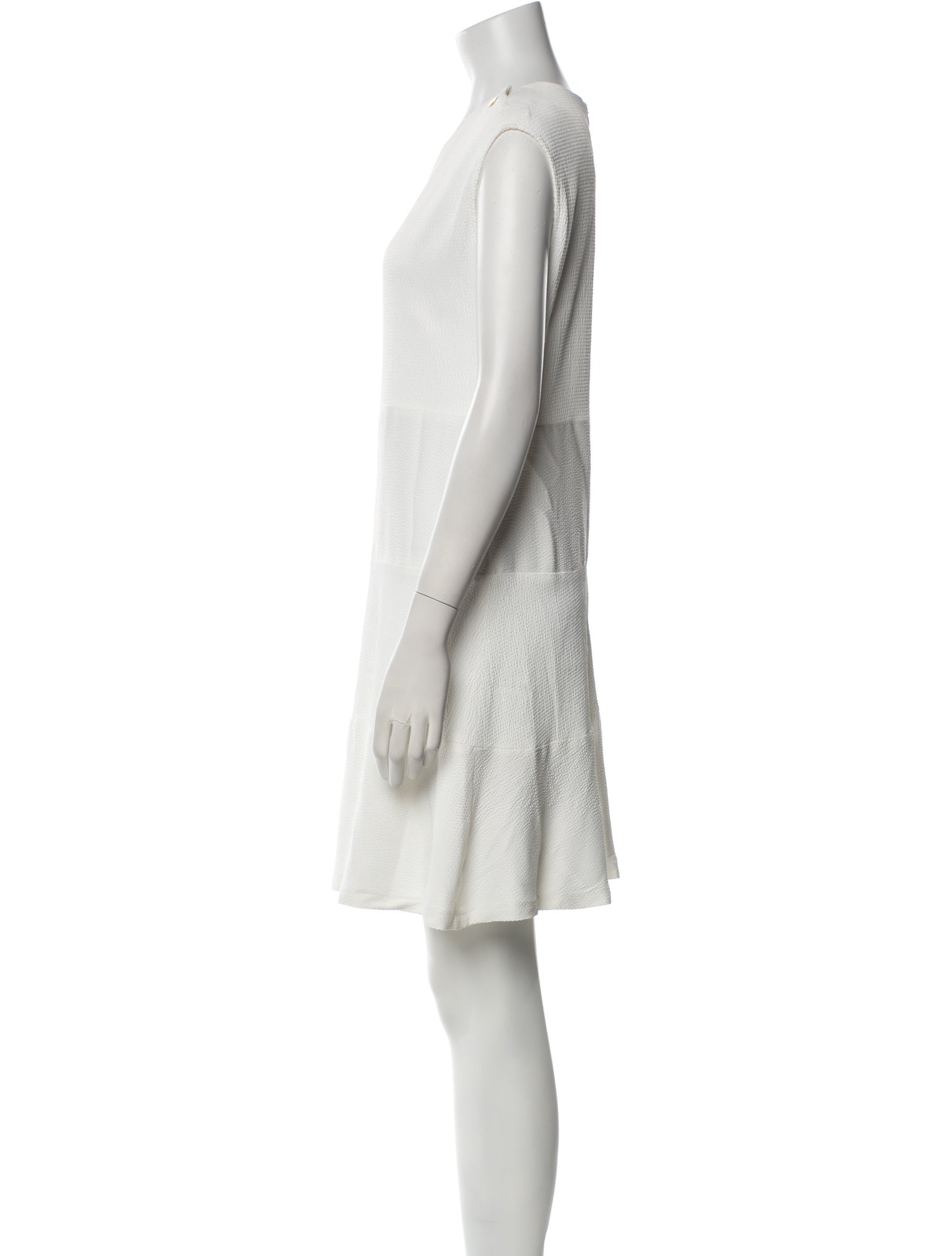 Sandro Scoop Neck Mini Dress