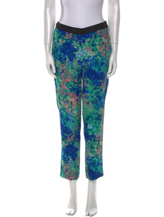Sandro Floral Print Skinny Leg Pants