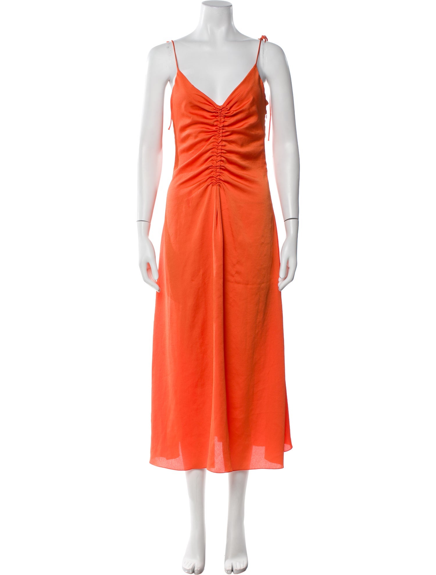 Sandro V-Neck Long Dress