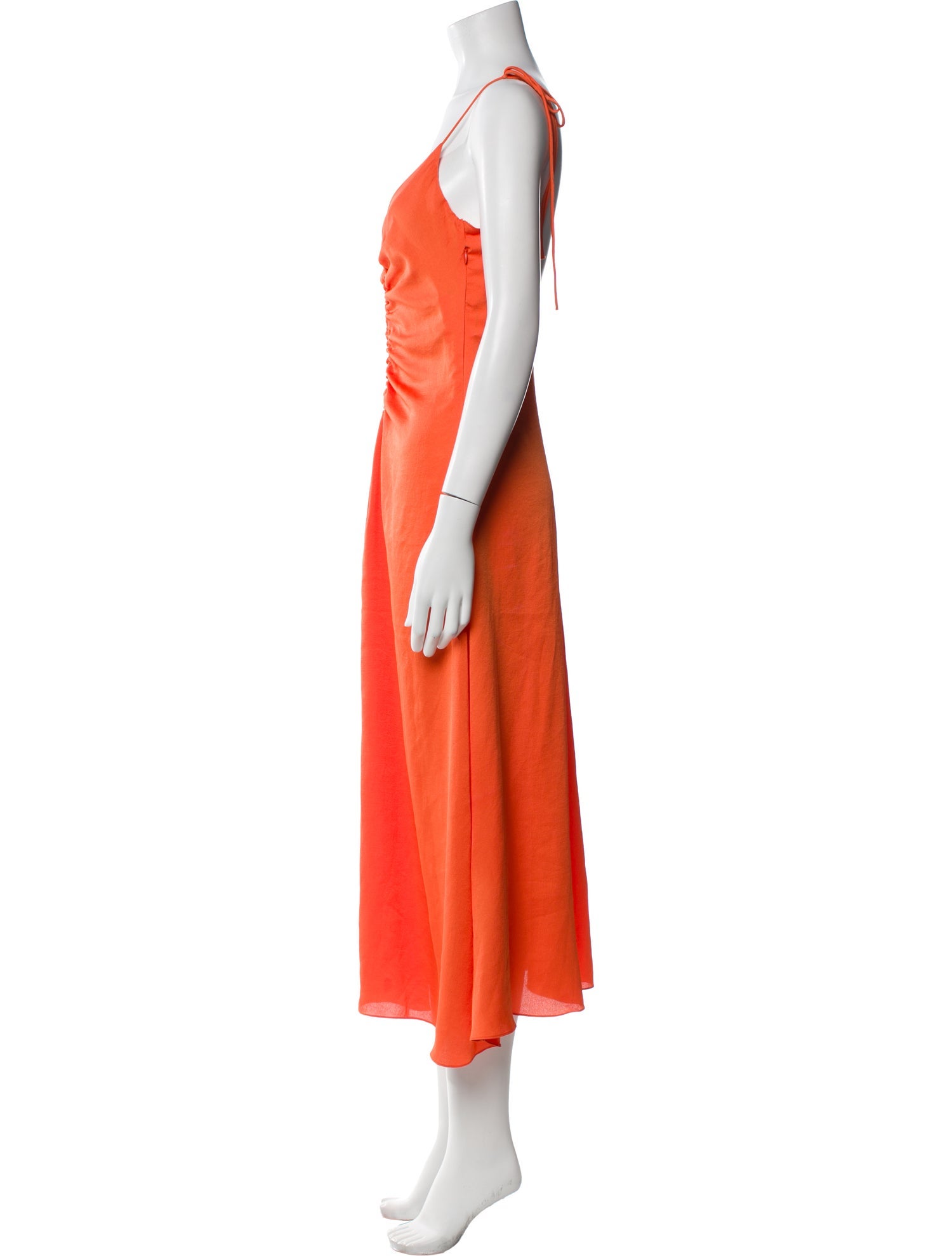 Sandro V-Neck Long Dress