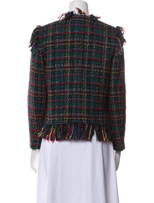 Sandro Tweed Pattern Jacket