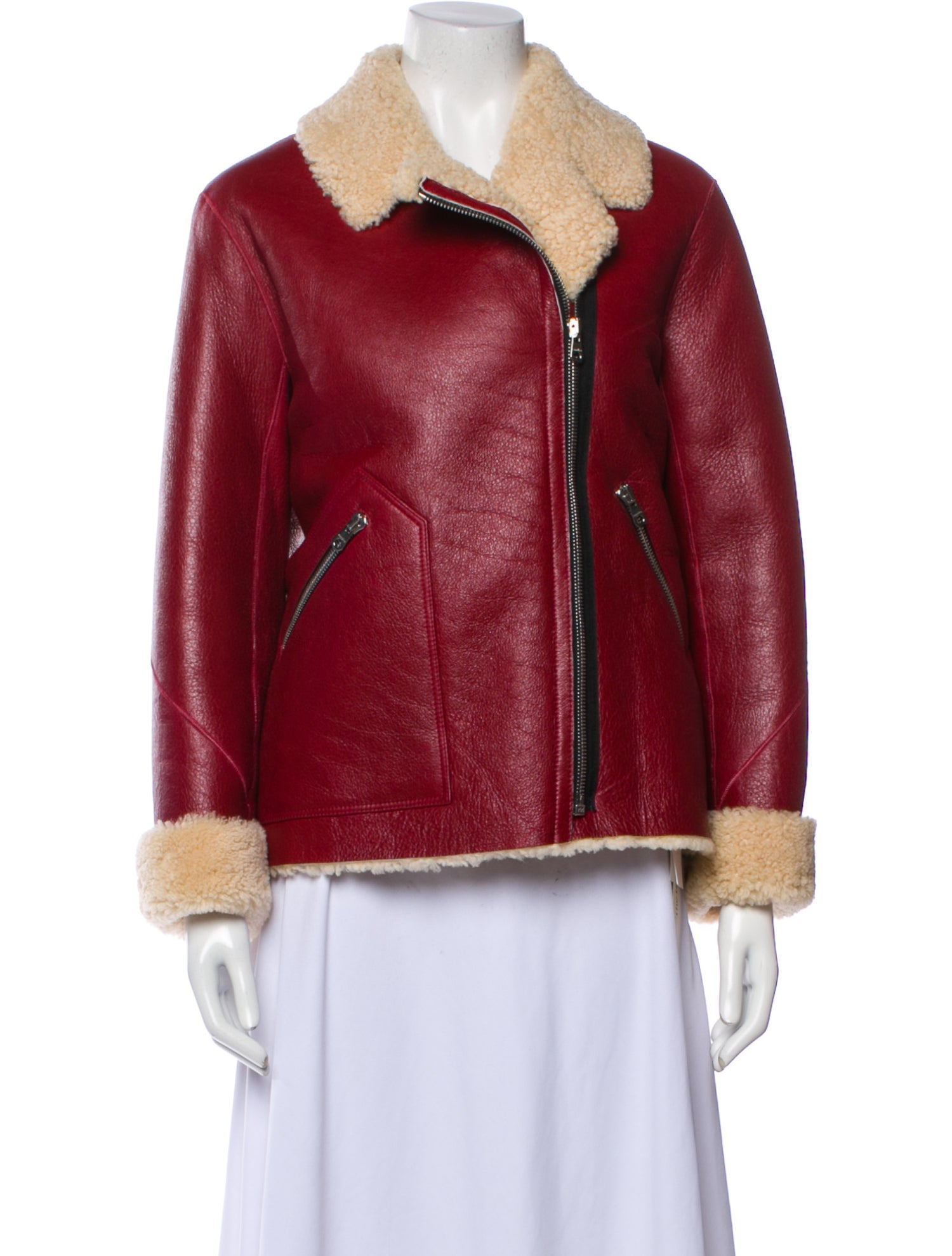 Sandro Shearling Fur Jacket w/ Tags