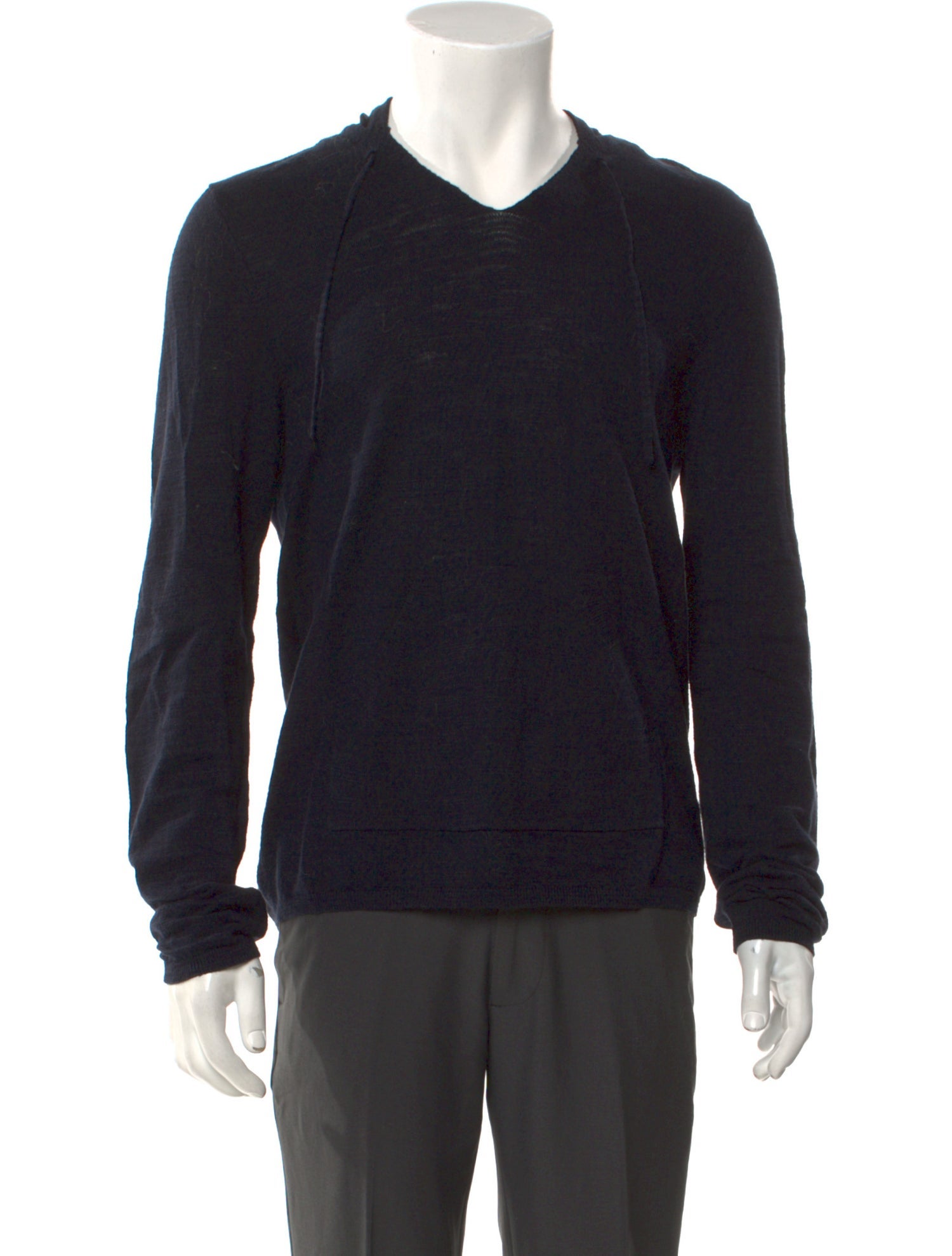 Sandro V-Neck Long Sleeve Sweatshirt