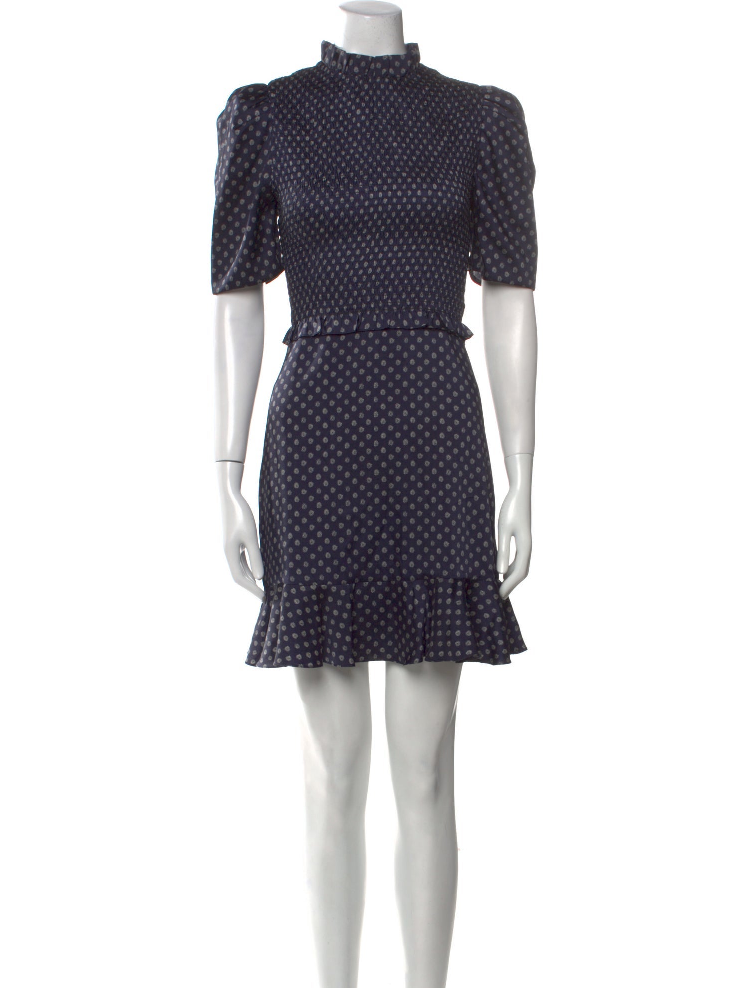 Sandro Printed Mini Dress