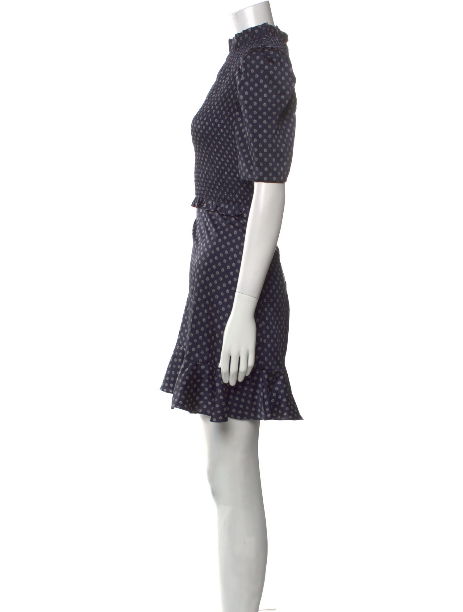 Sandro Printed Mini Dress