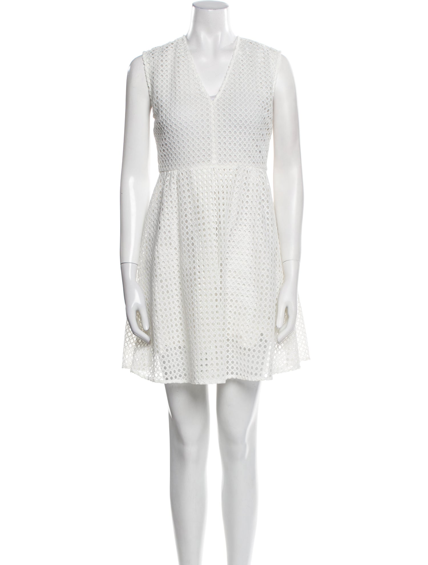 Sandro V-Neck Mini Dress