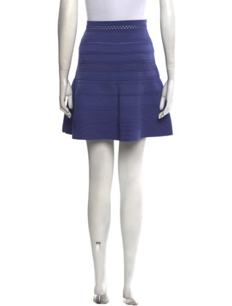 Sandro Eyelet Trim Mini Skirt