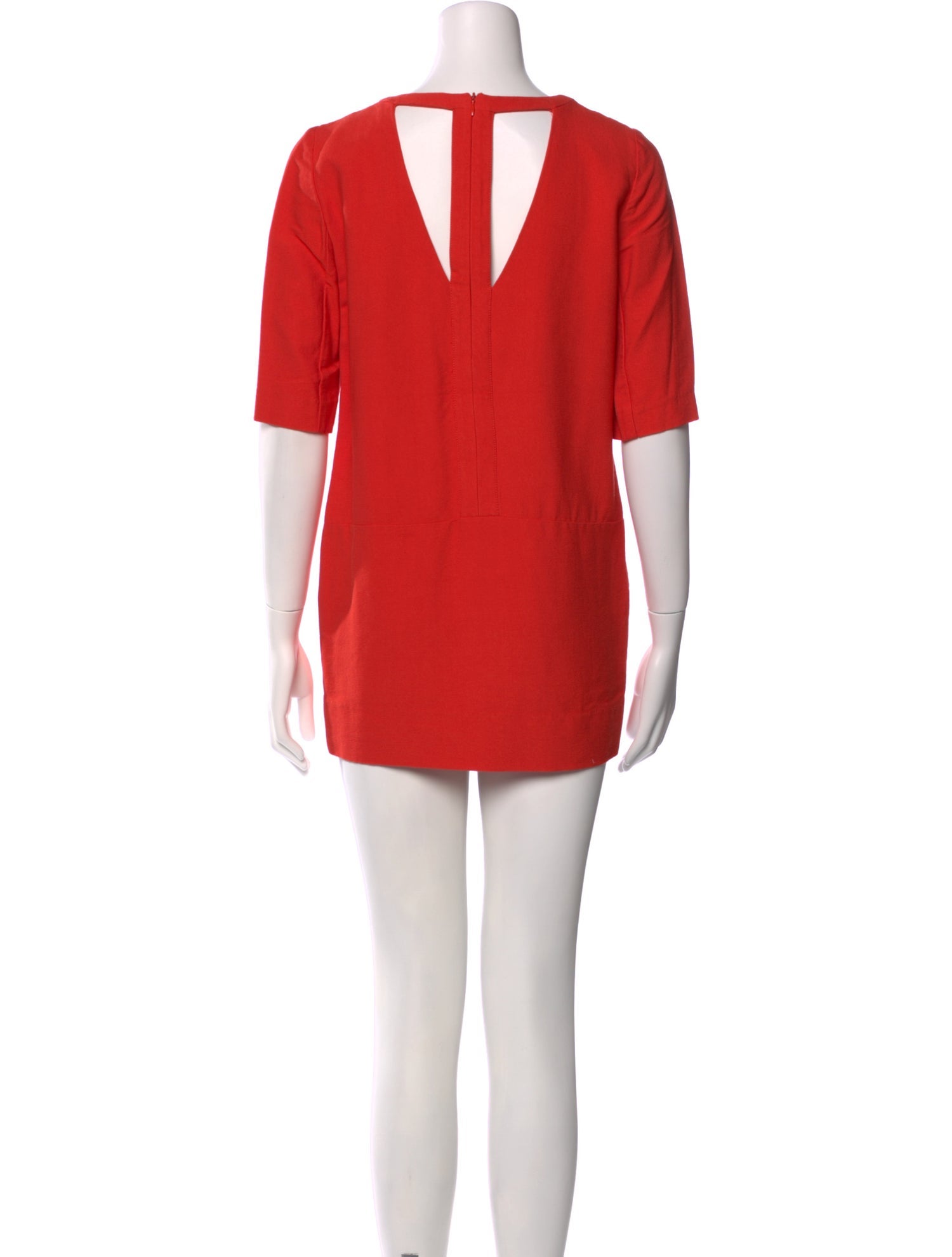 Sandro Crew Neck Mini Dress