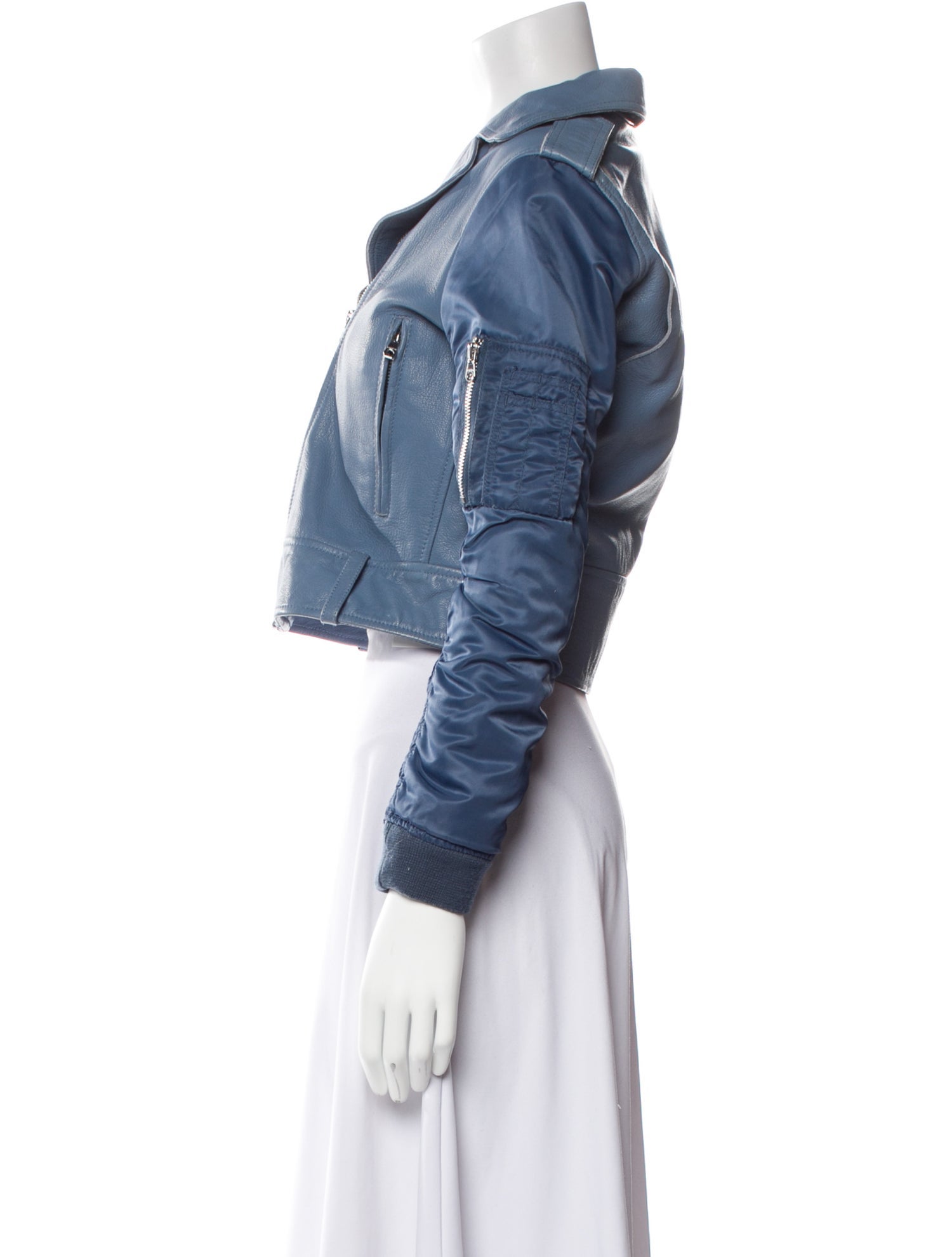 Sandro Leather Biker Jacket