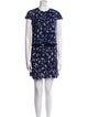 Sandro Printed Scalloped Accent Skirt Set