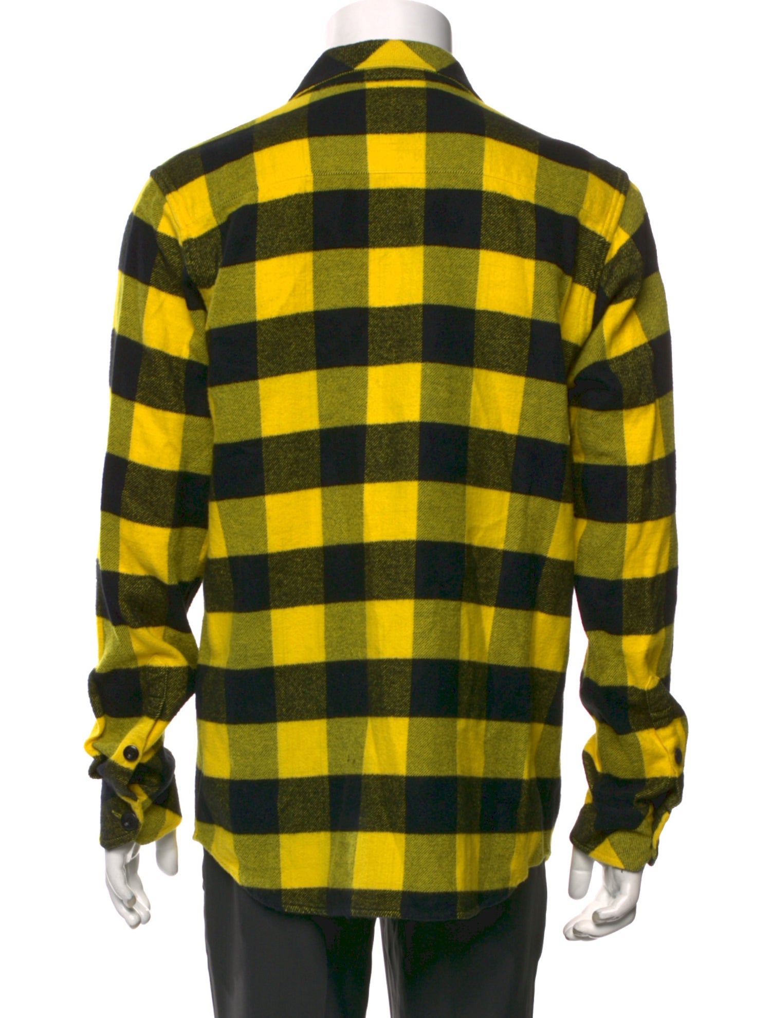 Sandro Plaid Print Long Sleeve Shirt