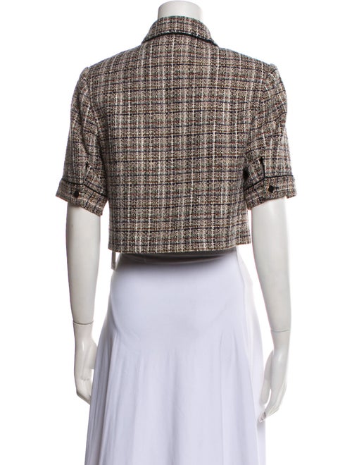 Sandro Tweed Pattern Jacket