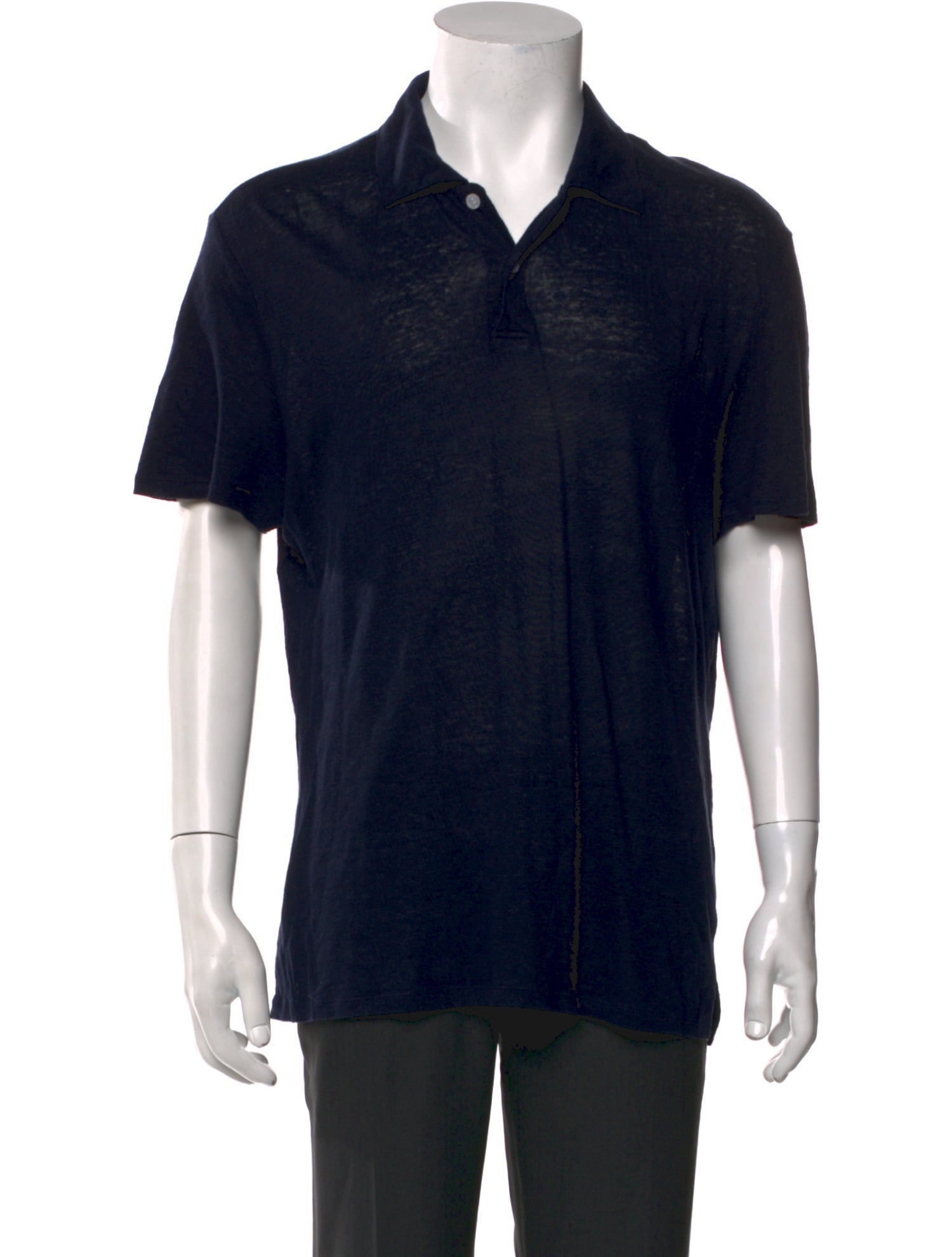 Sandro Collar Short Sleeve Polo Shirt