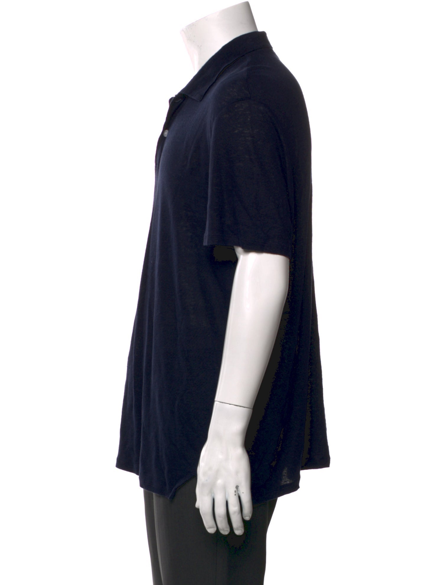 Sandro Collar Short Sleeve Polo Shirt