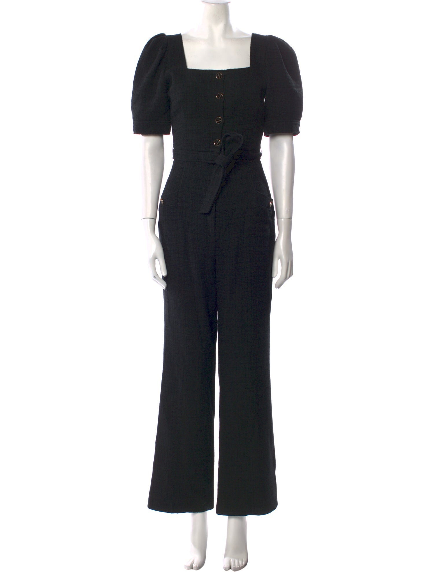Sandro Square Neckline Jumpsuit
