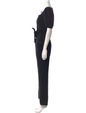 Sandro Square Neckline Jumpsuit
