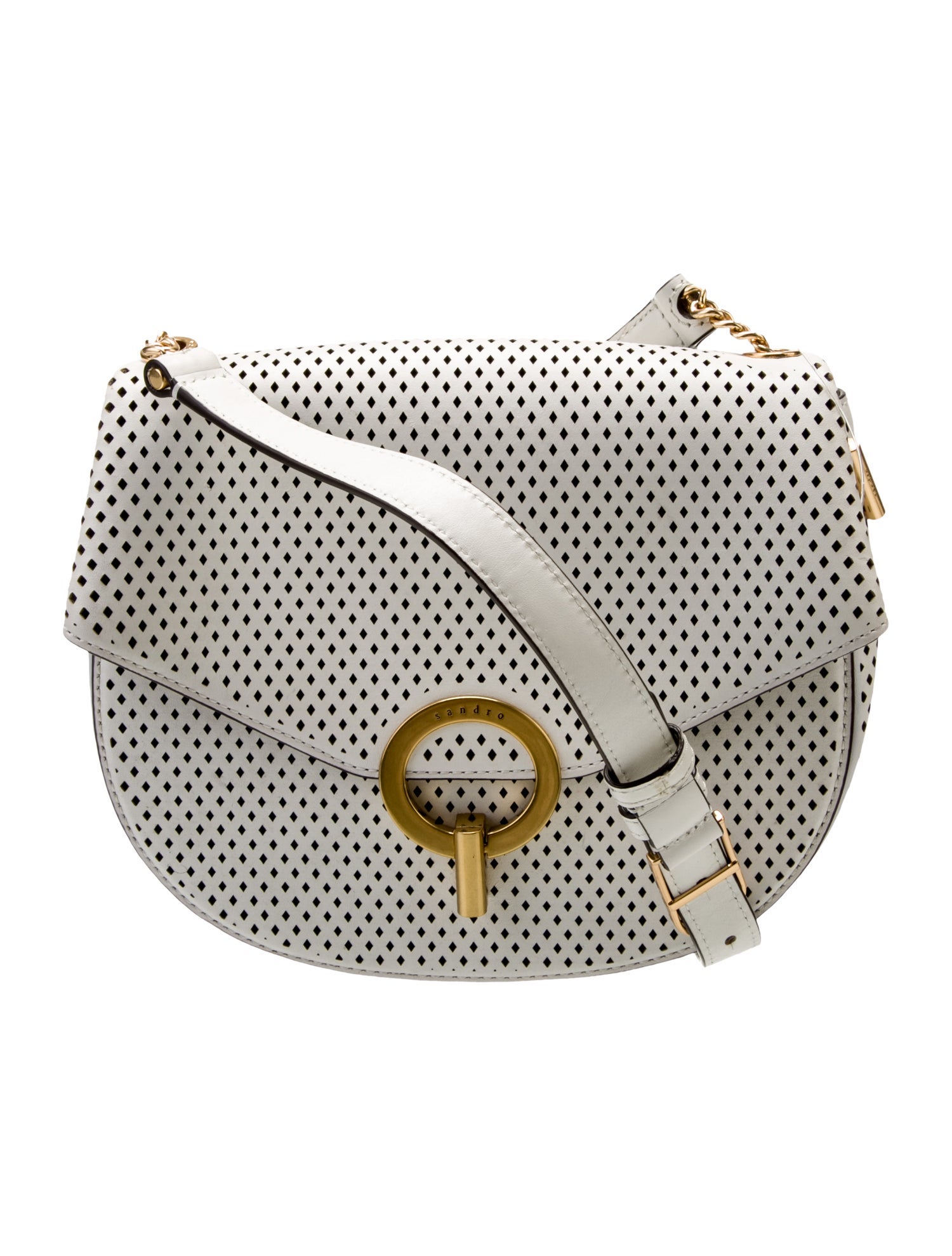 Sandro Leather Crossbody Bag