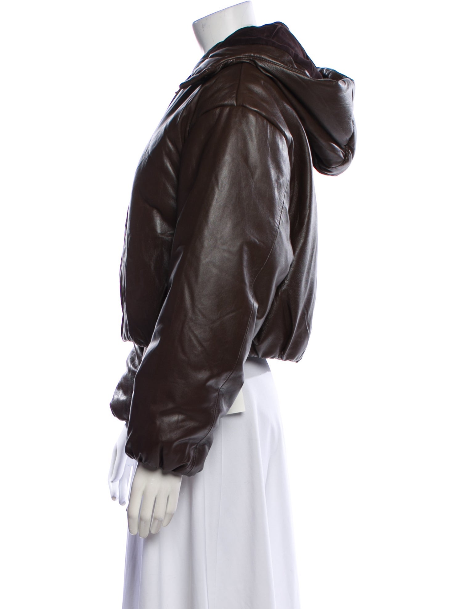 Sandro Leather Bomber Jacket