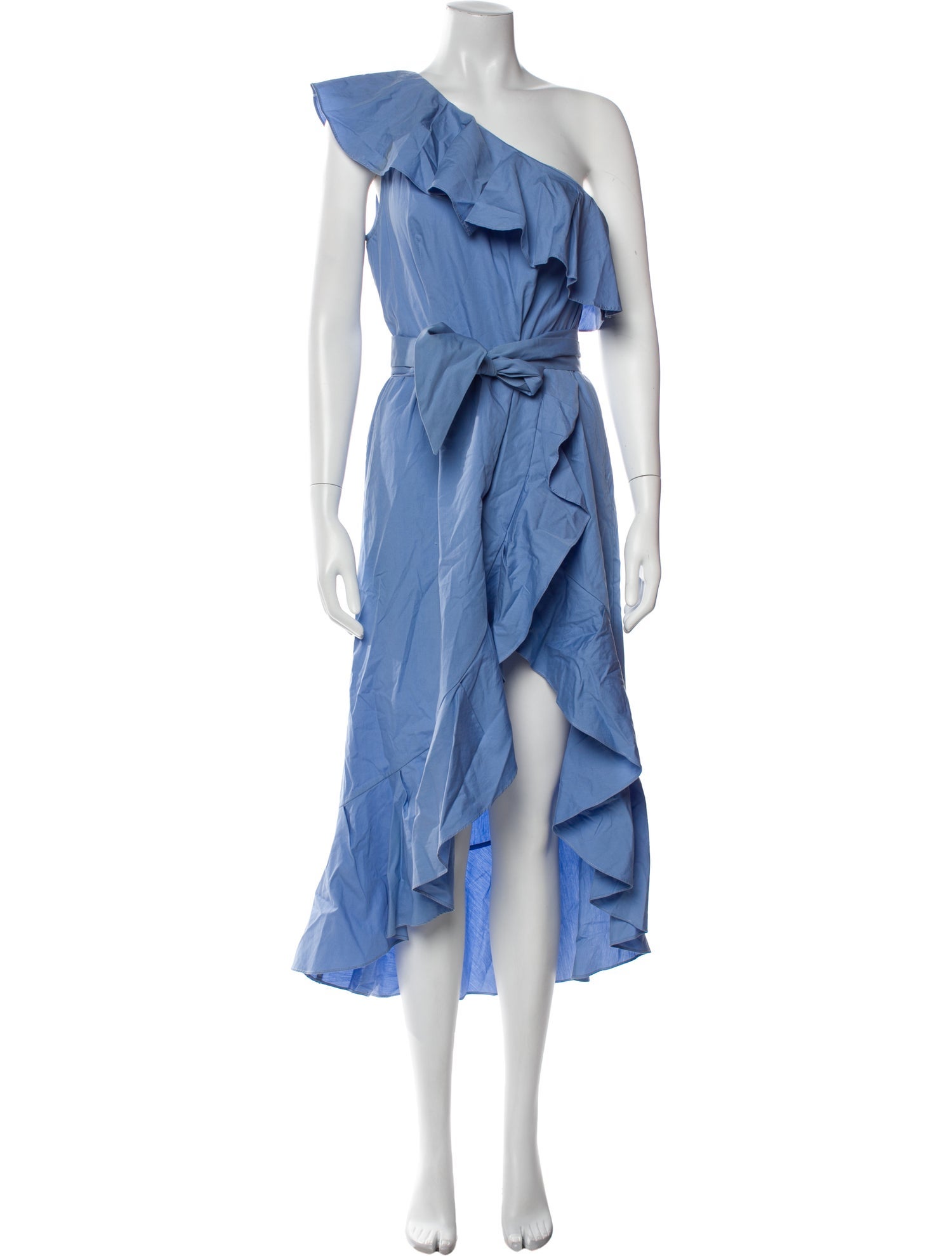 Sandro One-Shoulder Long Dress