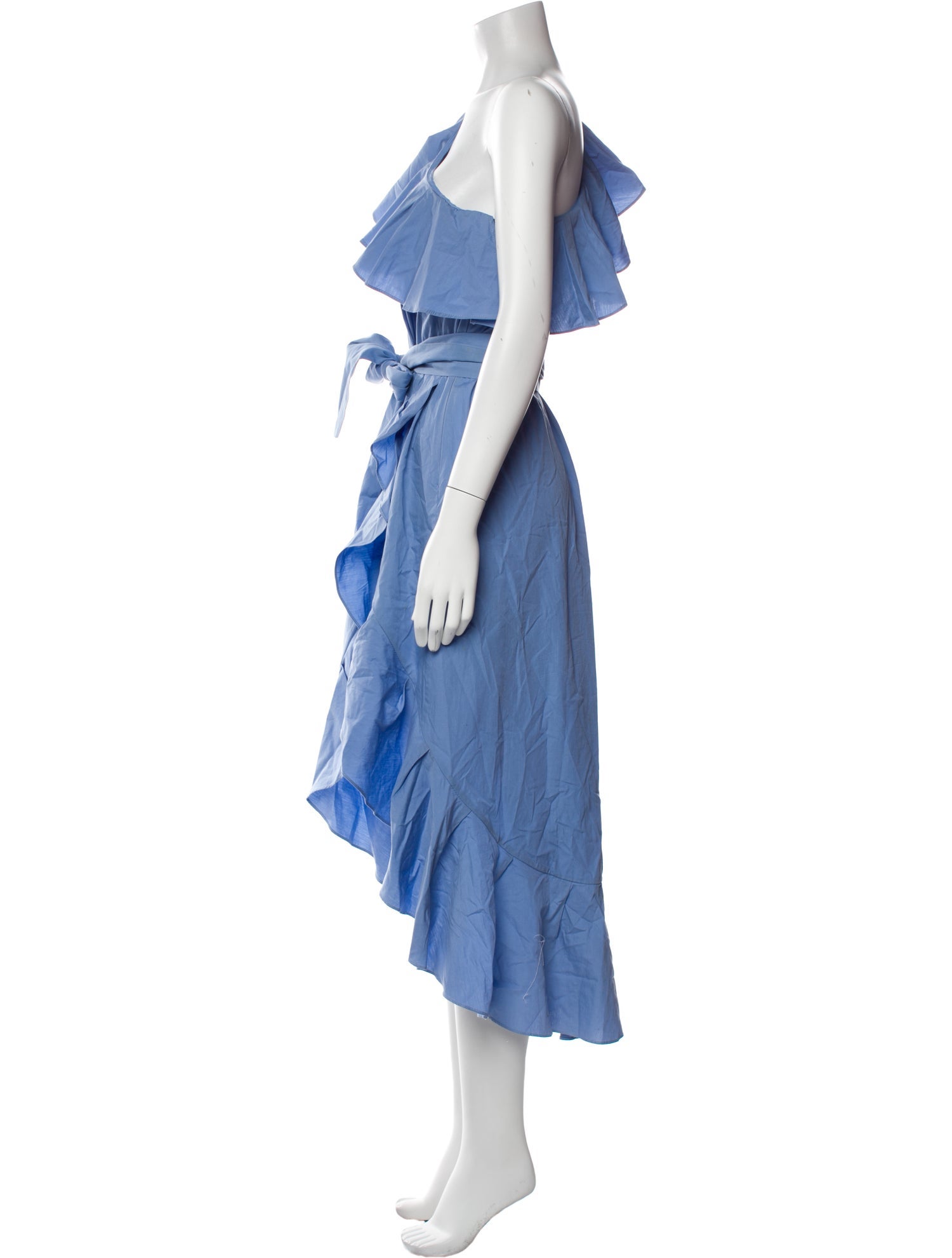 Sandro One-Shoulder Long Dress