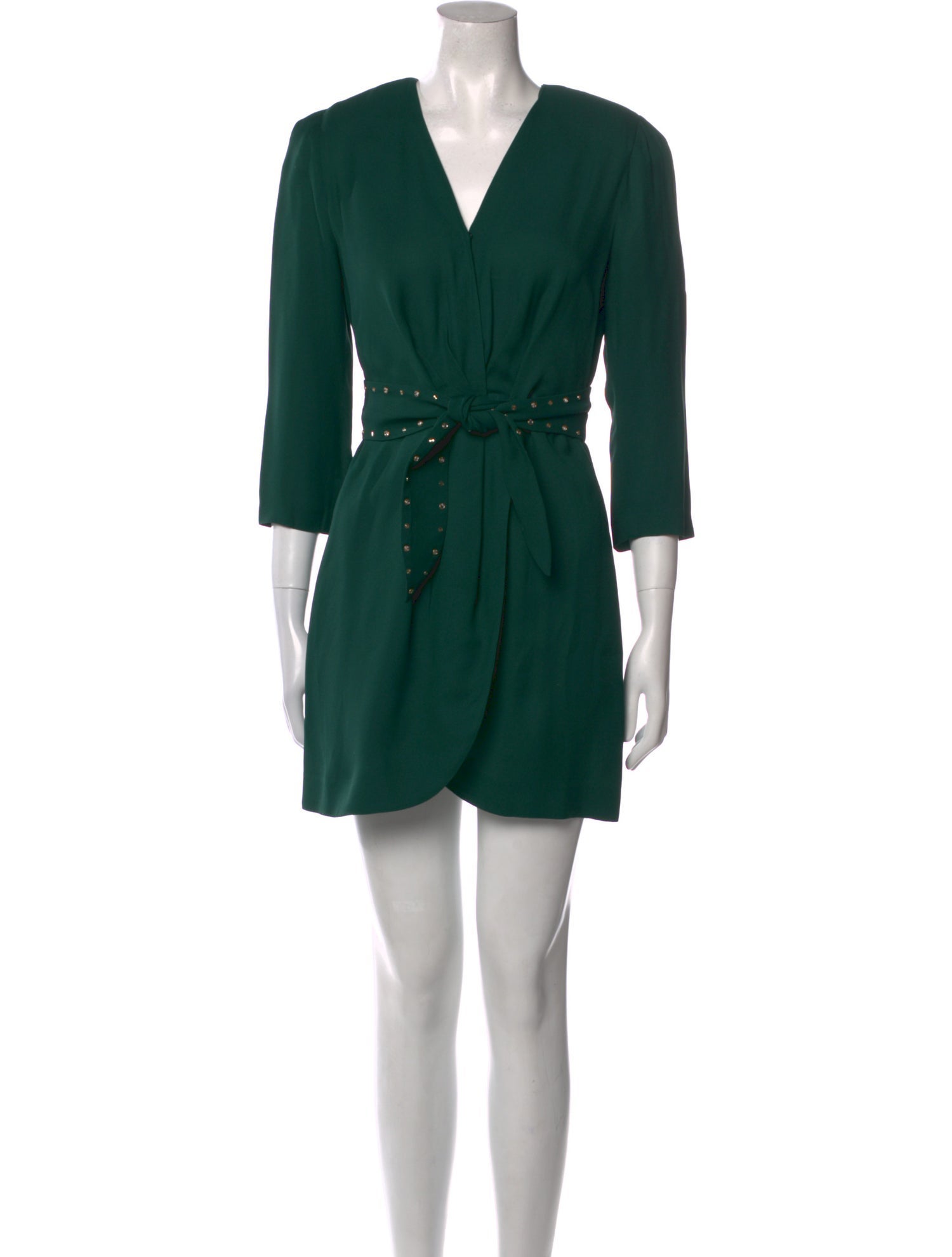 Sandro V-Neck Mini Dress