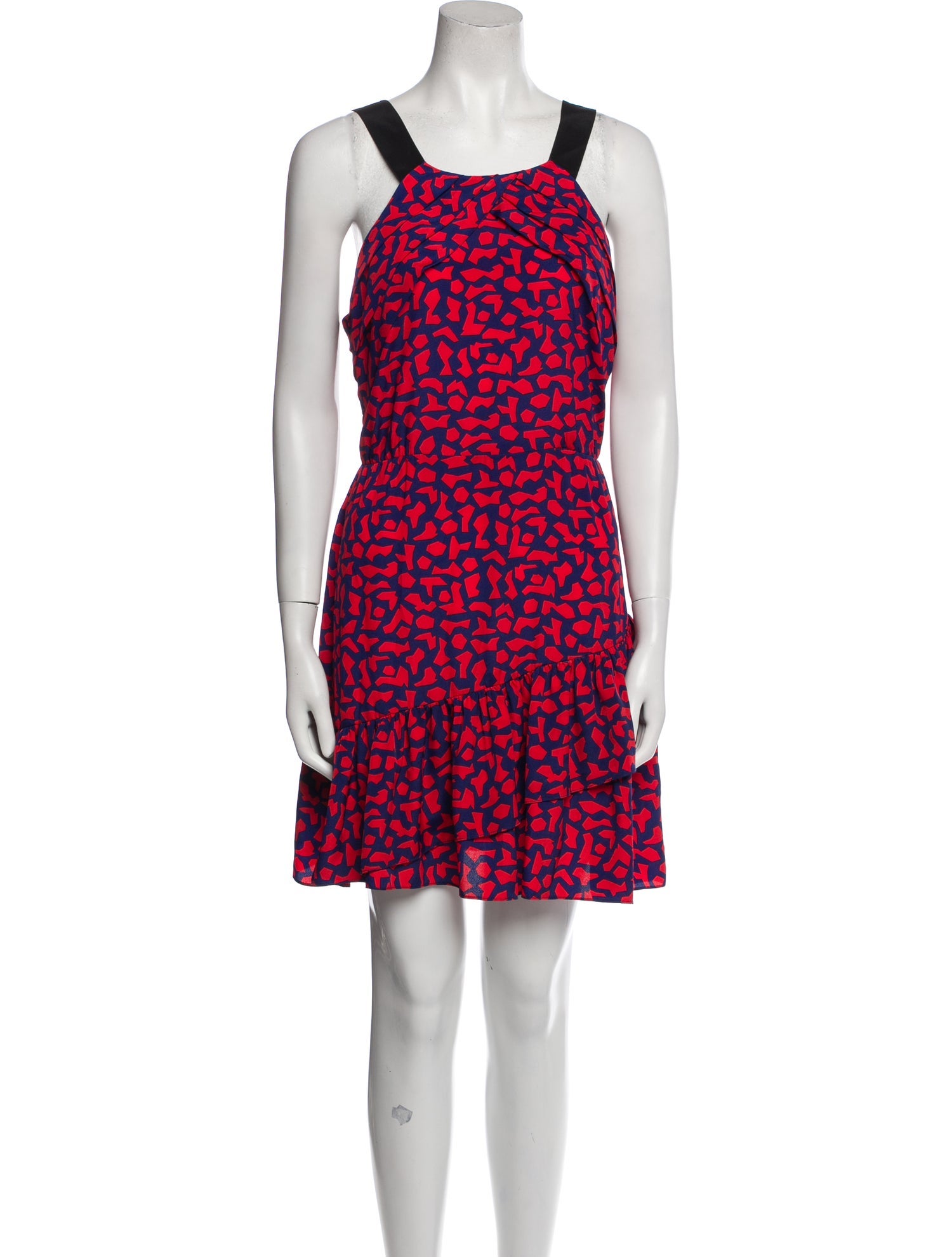 Sandro Printed Mini Dress