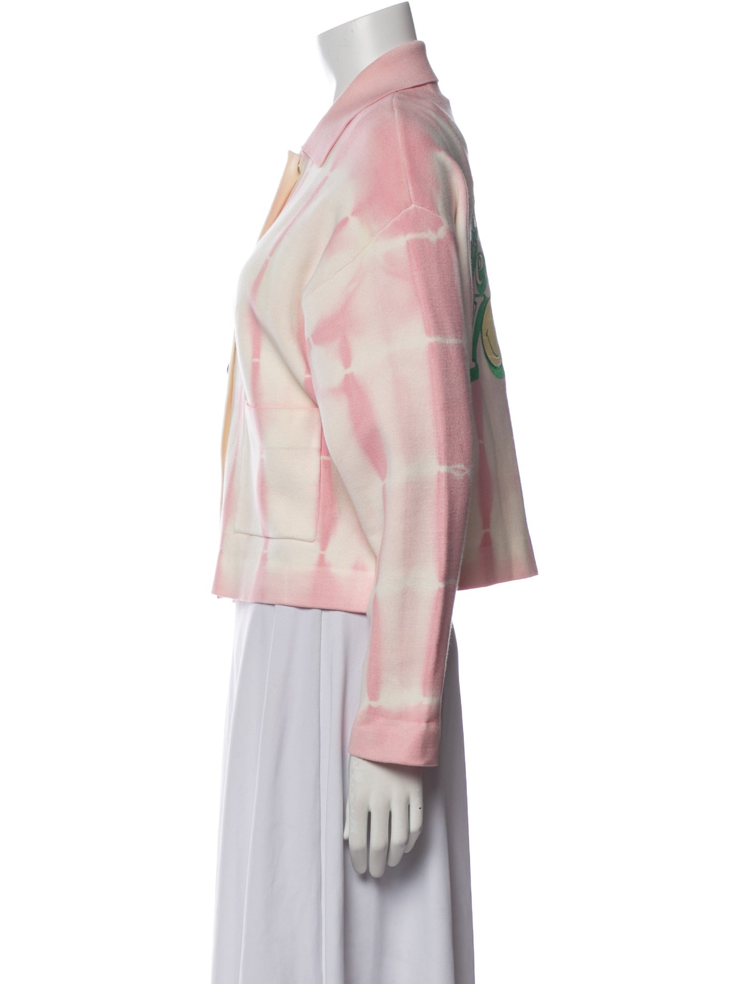 Sandro Tie-Dye Print Denim Jacket