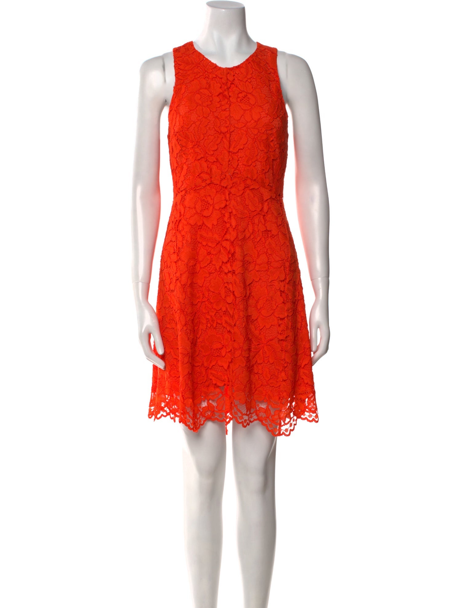 Sandro Crew Neck Mini Dress