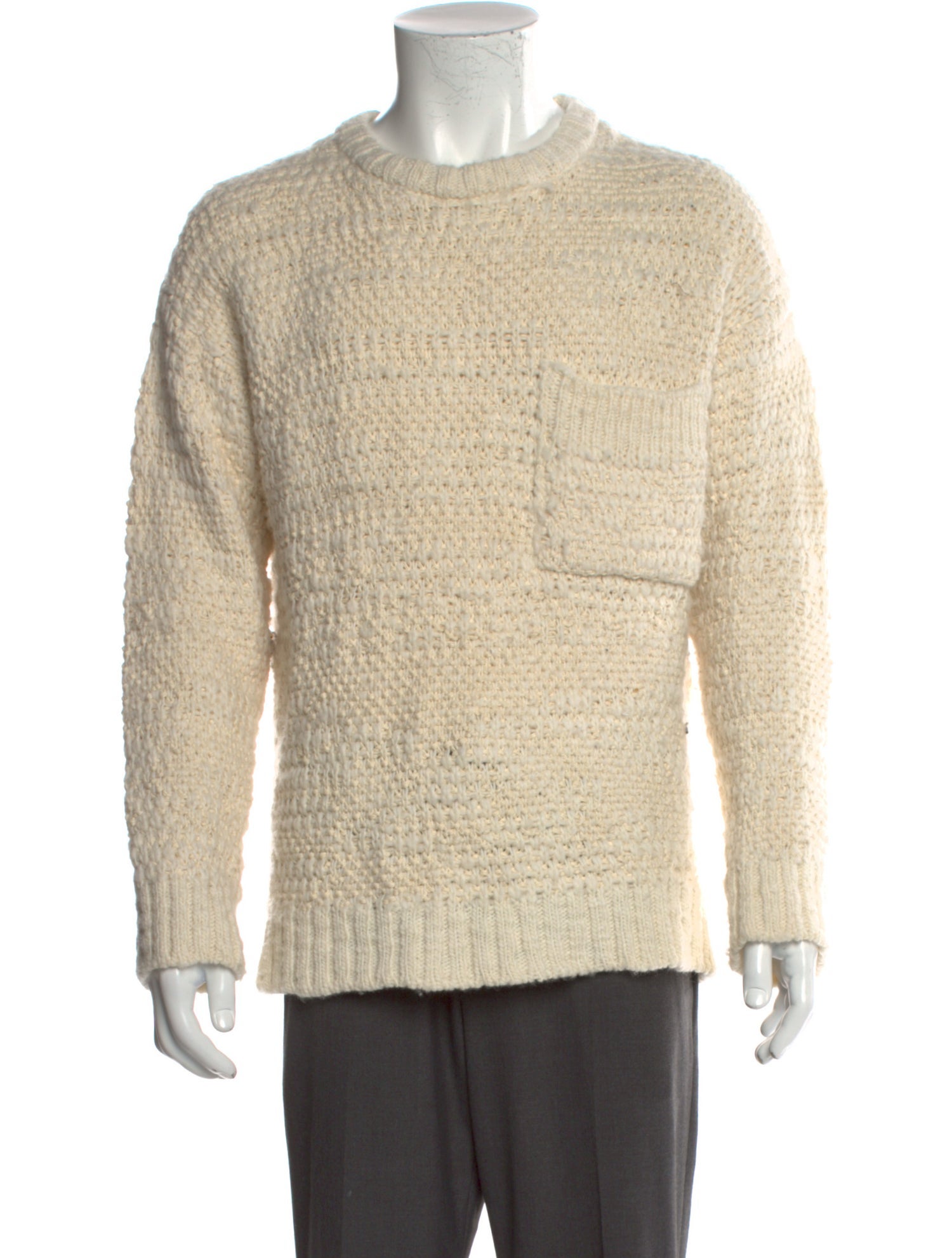 Sandro Crew Neck Long Sleeve Pullover