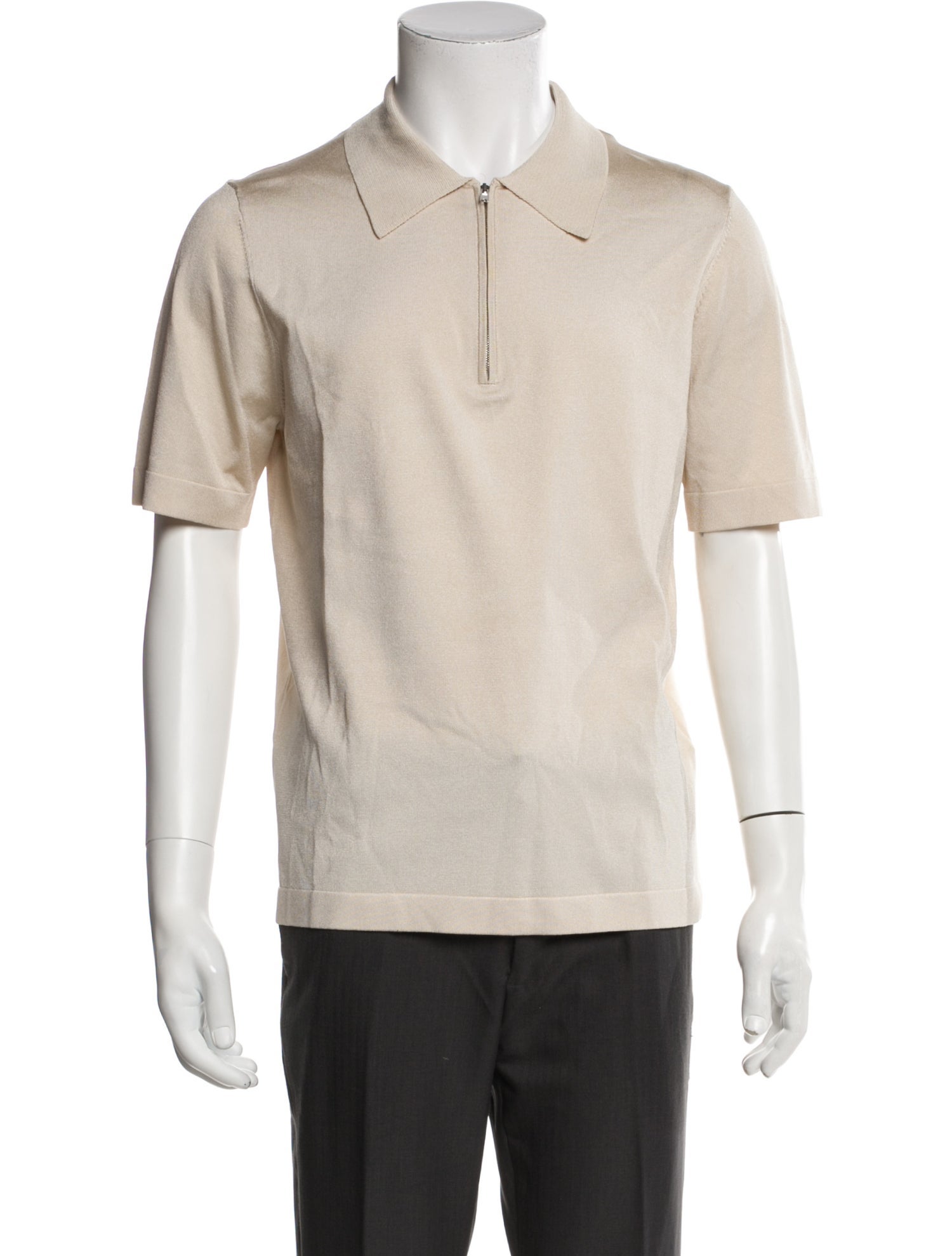 Sandro Collar Short Sleeve Polo Shirt w/ Tags