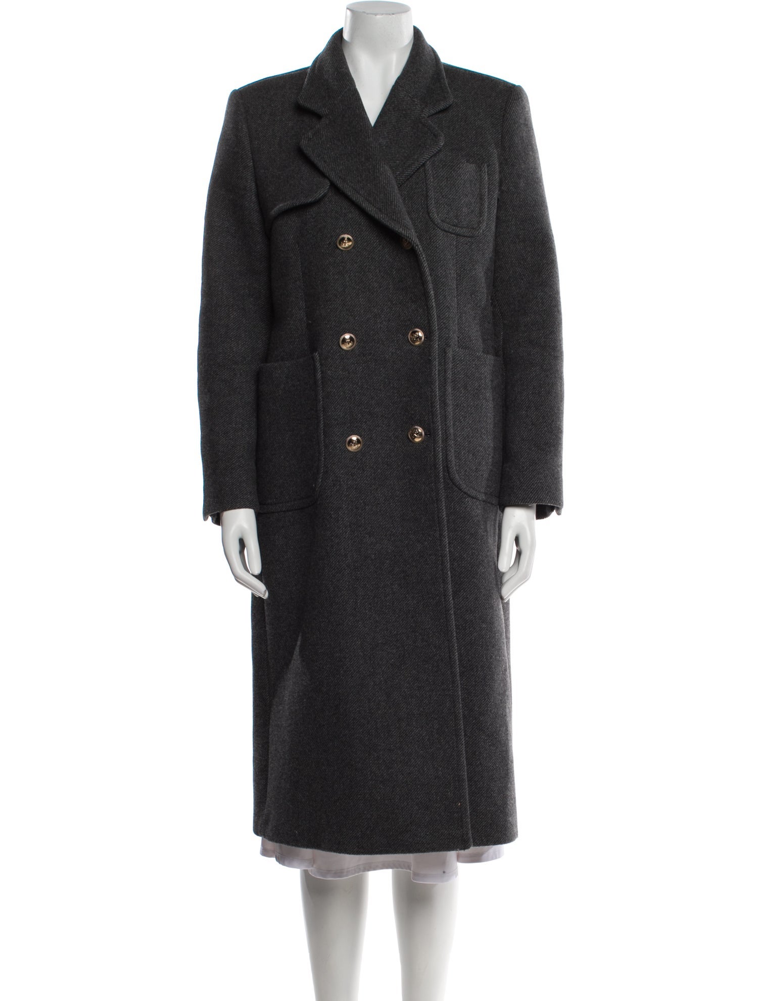 Sandro Wool Peacoat