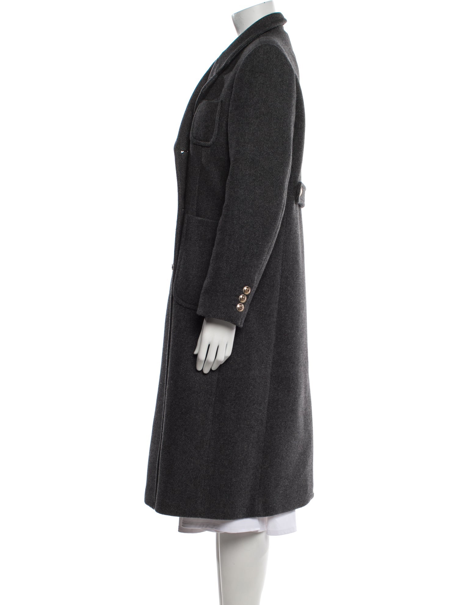 Sandro Wool Peacoat