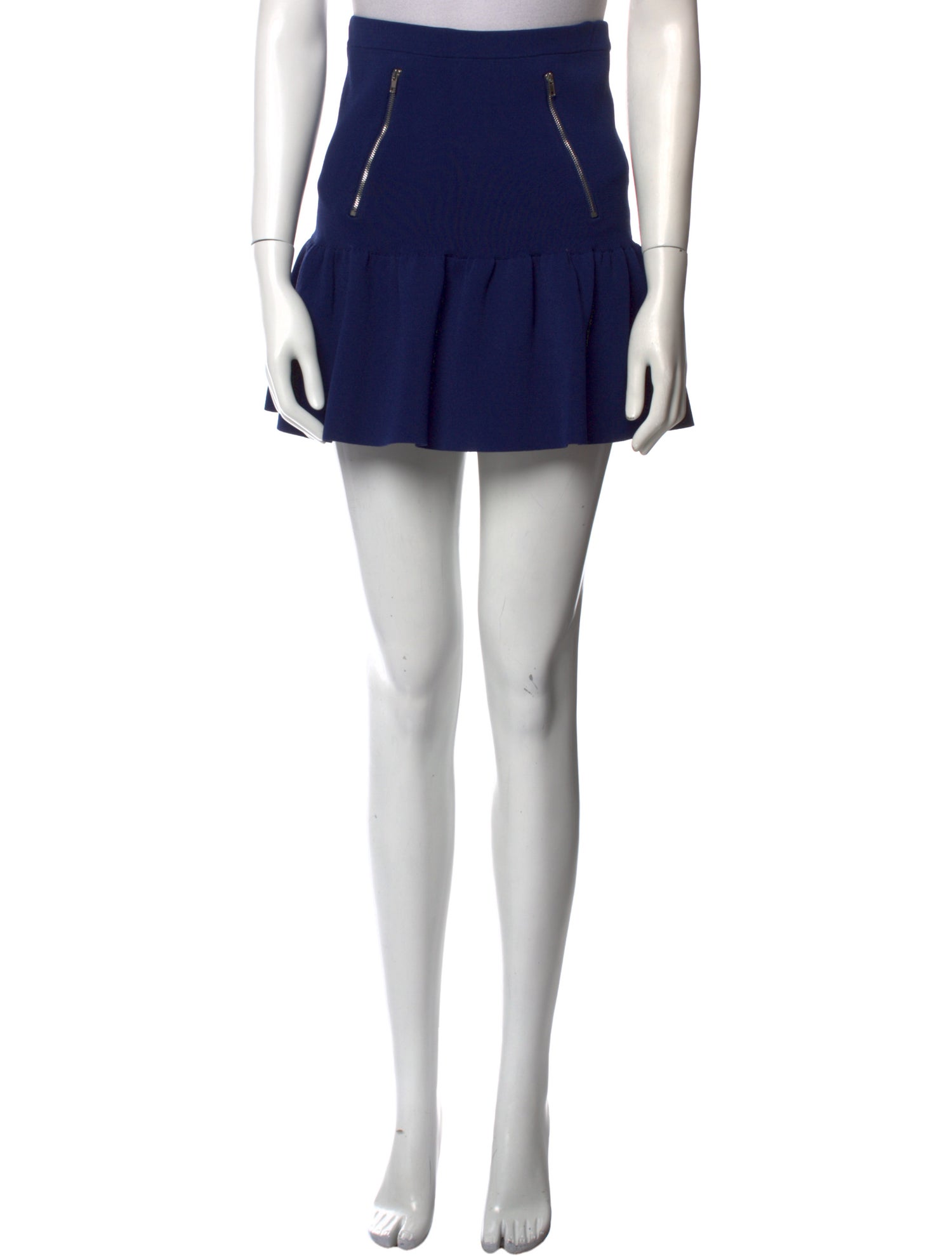 Sandro Ruffle Embellishment Mini Skirt