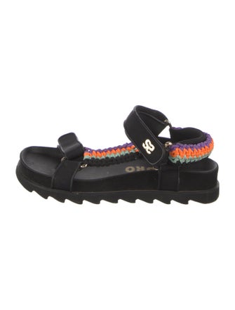 Sandro Striped Sandals