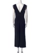 Sandro V-Neck Jumpsuit