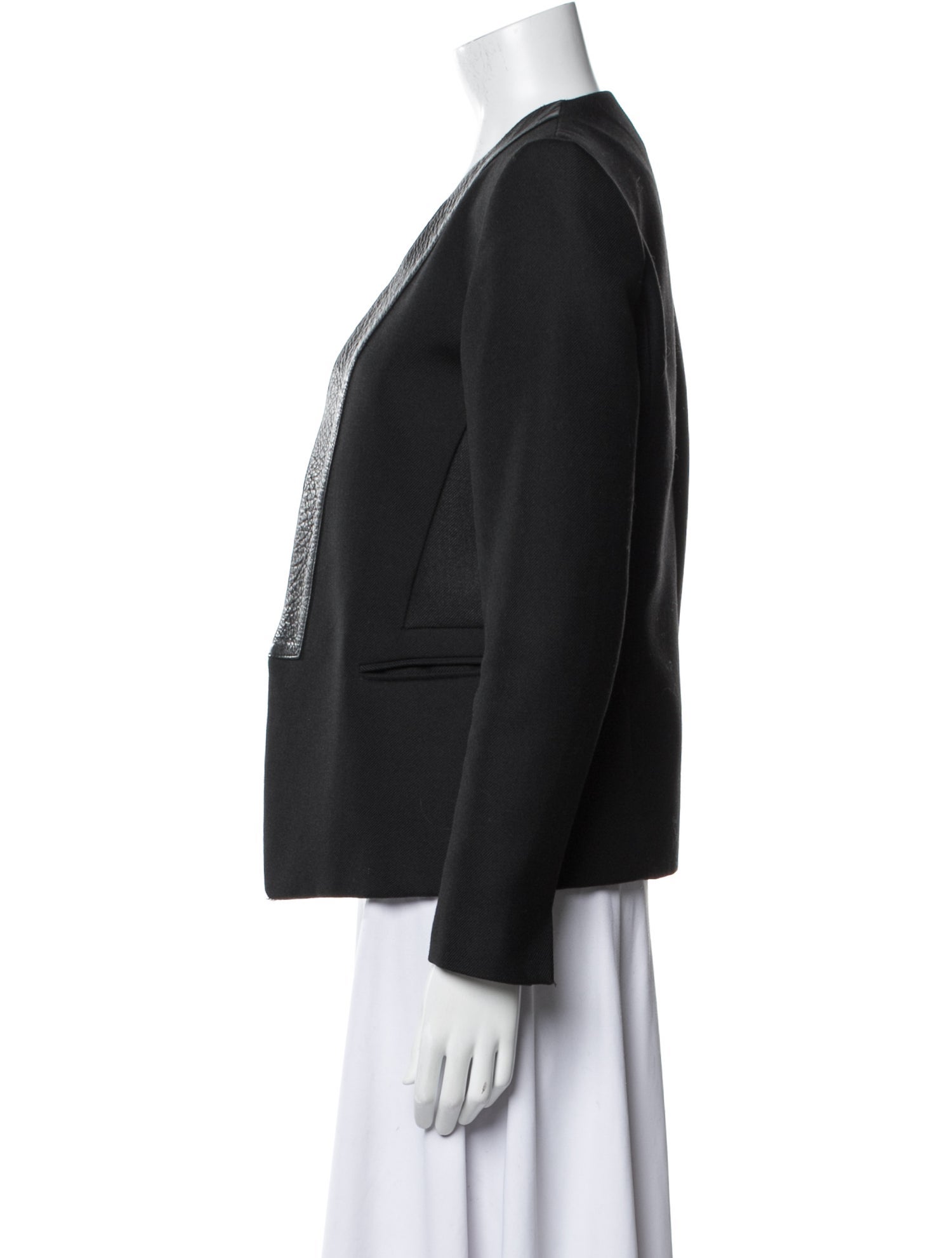 Sandro Leather Blazer