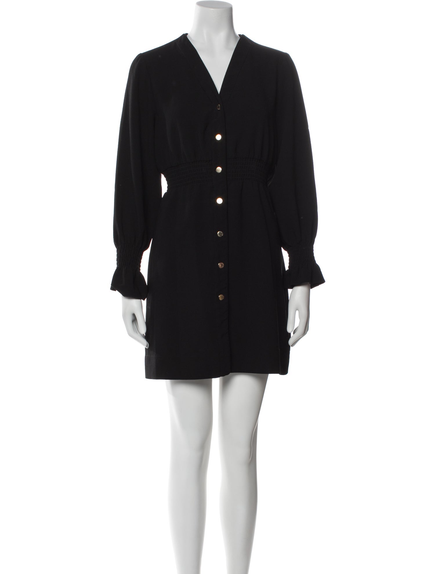 Sandro V-Neck Mini Dress