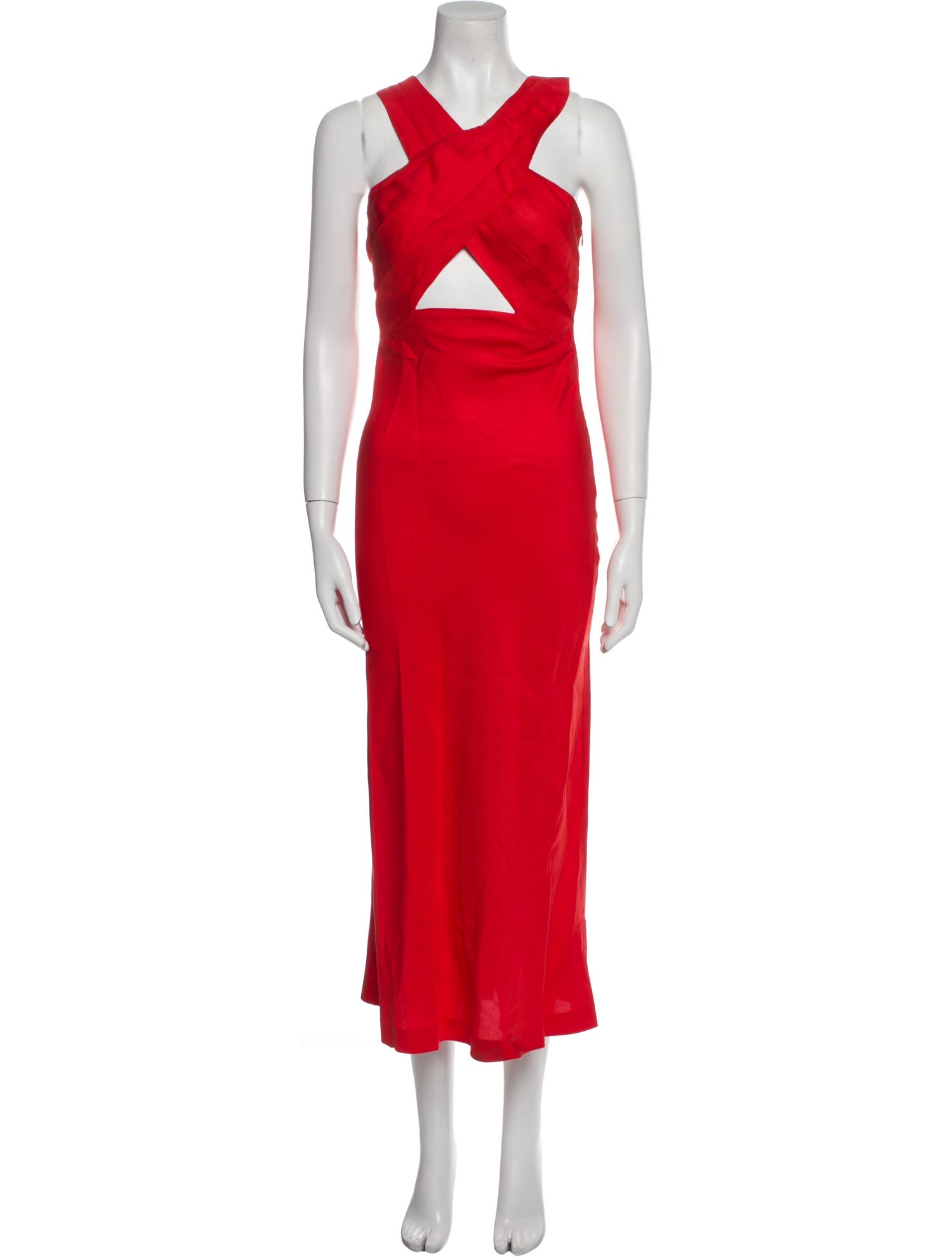 Sandro Halterneck Long Dress