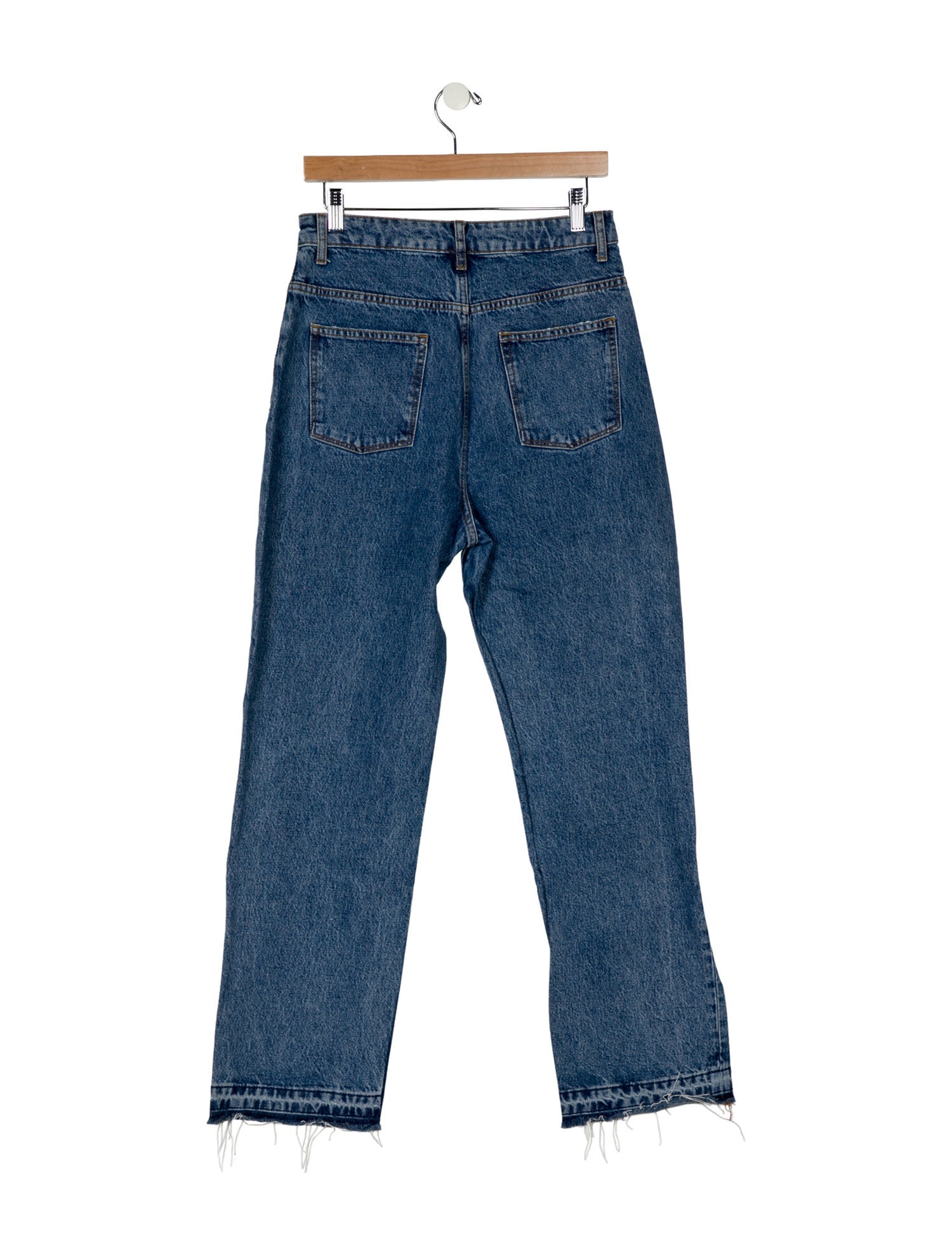 Sandro High-Rise Straight Leg Jeans