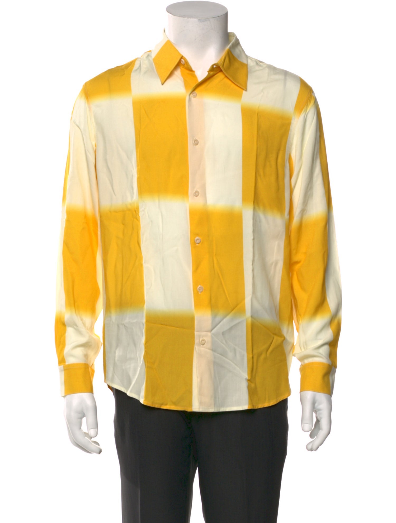 Sandro Plaid Print Long Sleeve Shirt w/ Tags