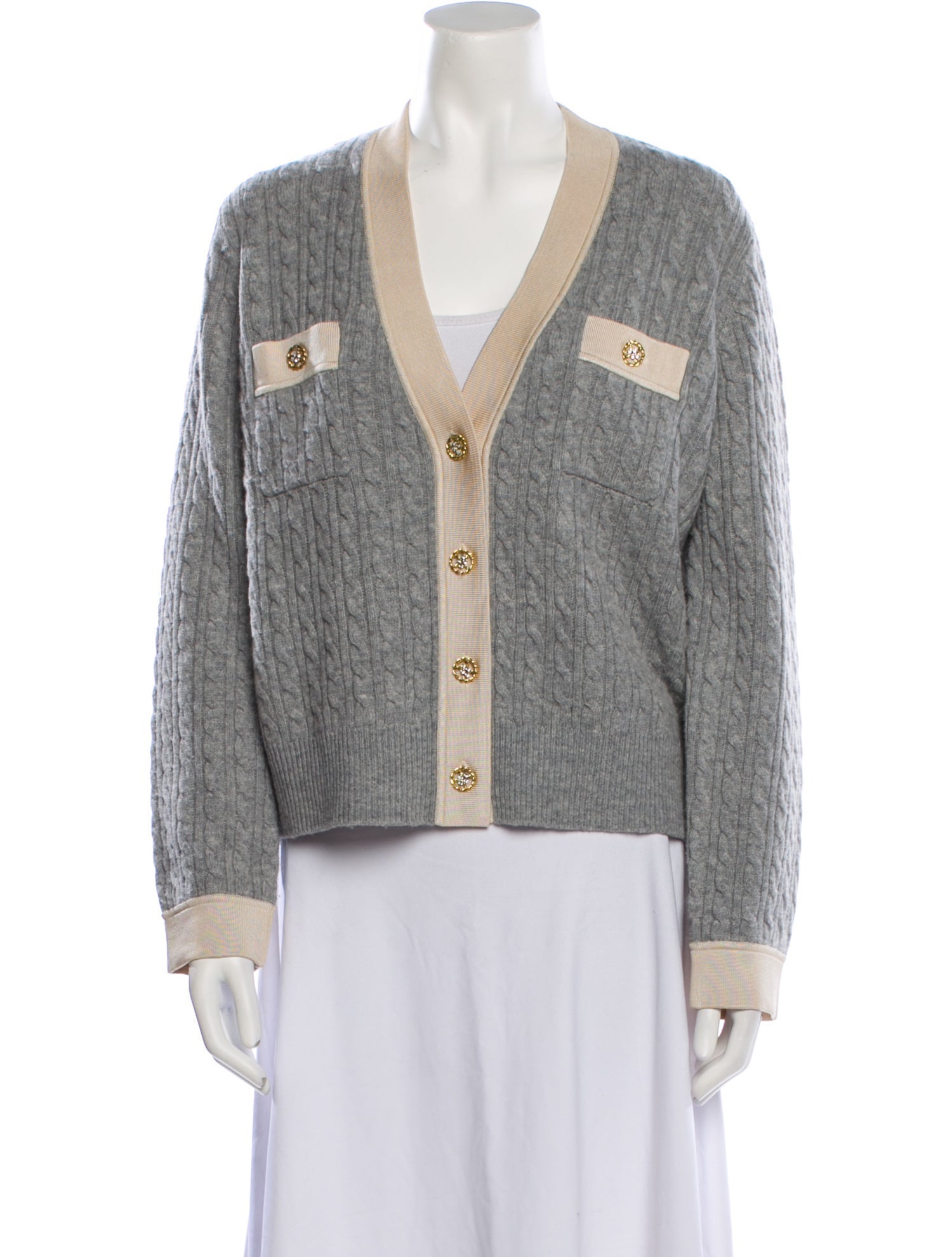 Sandro Wool V-Neck Sweater