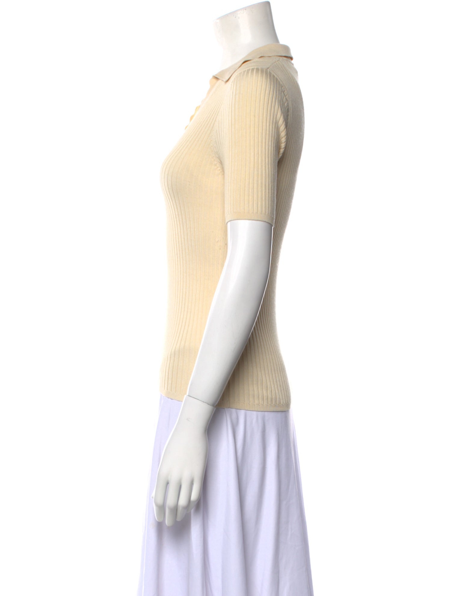 Sandro V-Neck Short Sleeve Polo